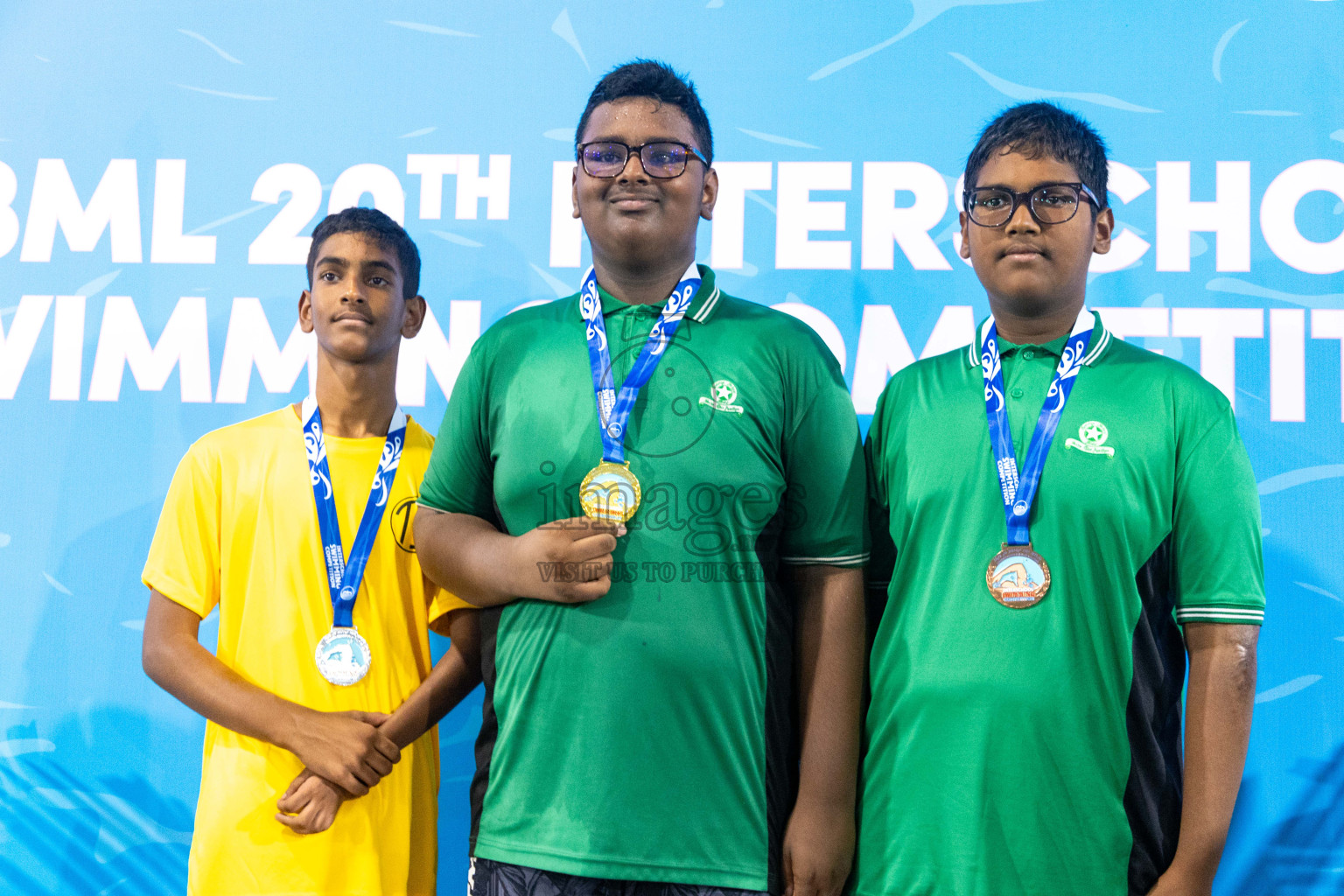 Day 4 of 20th Inter-school Swimming Competition 2024 held in Hulhumale', Maldives on Tuesday, 15th October 2024. Photos: Ismail Thoriq / images.mv