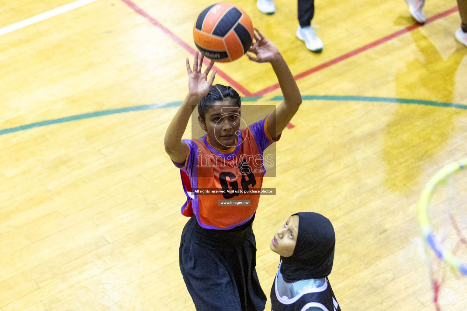 Final of 24th Interschool Netball Tournament 2023 was held in Social Center, Male', Maldives on 7th November 2023. Photos: Nausham Waheed / images.mv