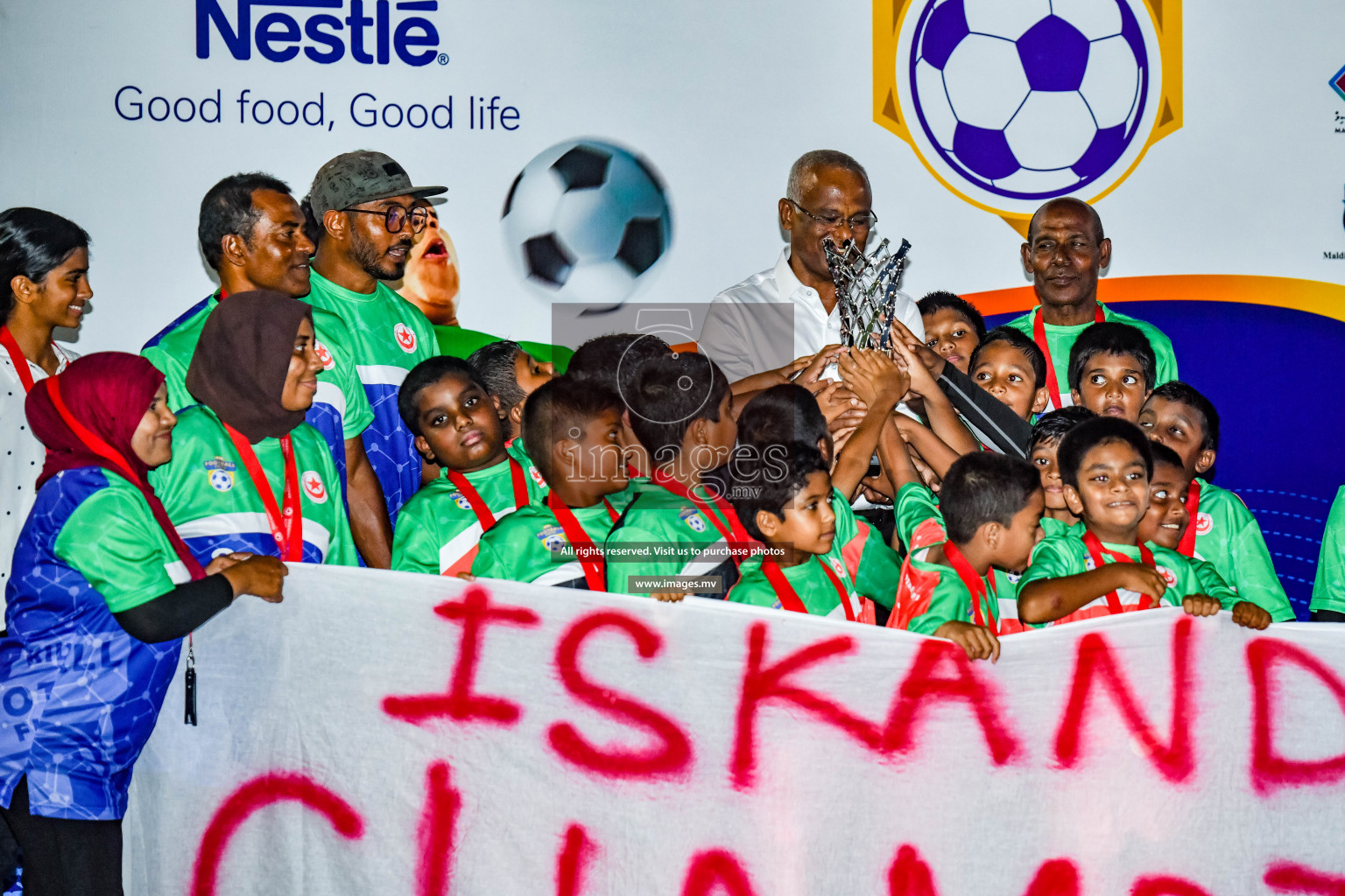 Day 4 of Milo Kids Football Fiesta 2022 was held in Male', Maldives on 22nd October 2022. Photos: Nausham Waheed / images.mv