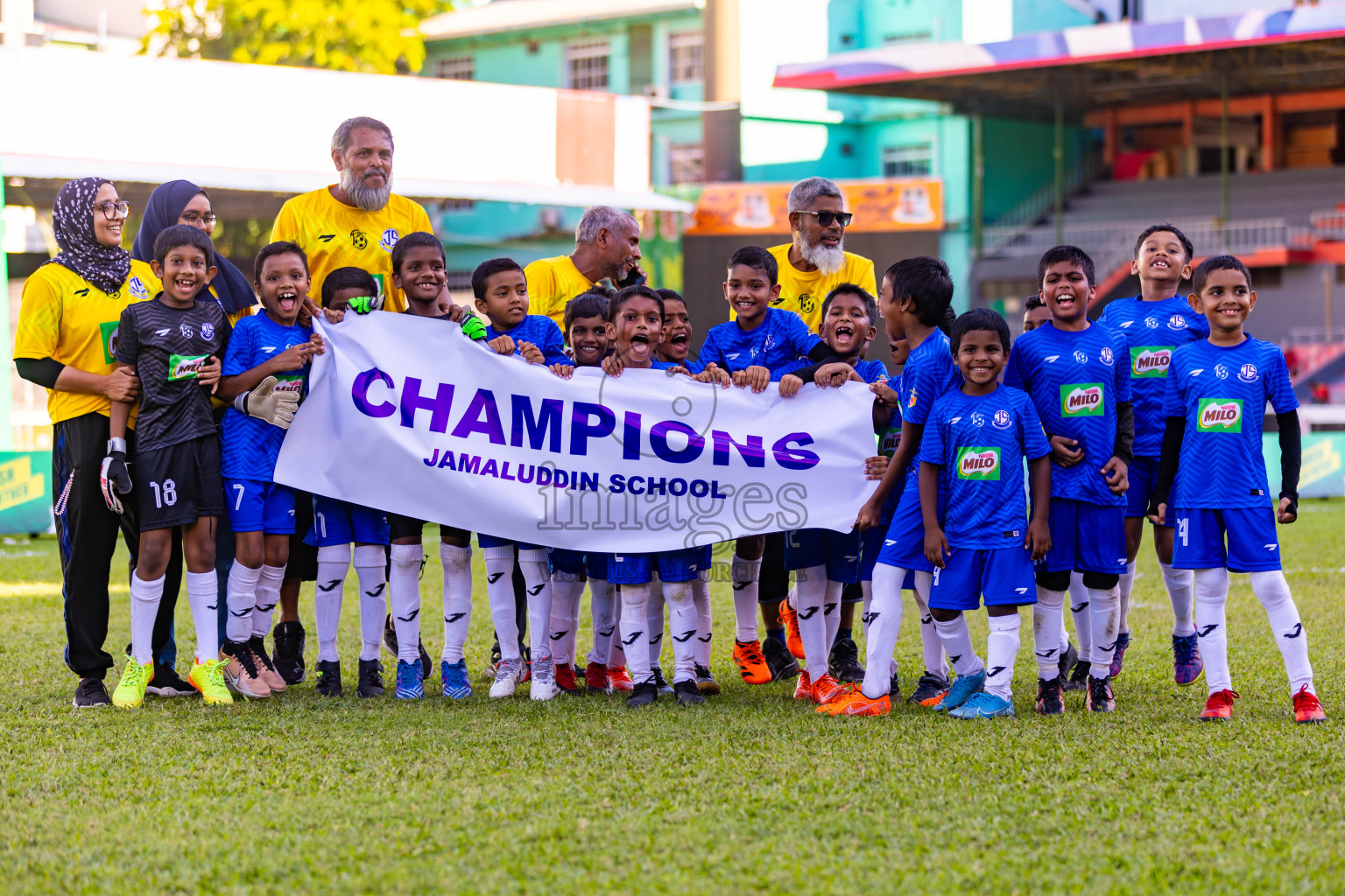 Day 2 of MILO Kids Football Fiesta was held at National Stadium in Male', Maldives on Saturday, 24th February 2024.