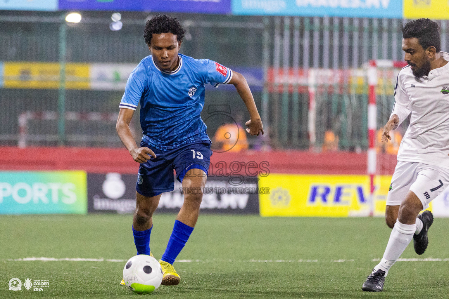 GA Gemanafushi vs GA Dhaandhoo in Day 1 of Golden Futsal Challenge 2024 was held on Monday, 15th January 2024, in Hulhumale', Maldives Photos: Ismail Thoriq / images.mv