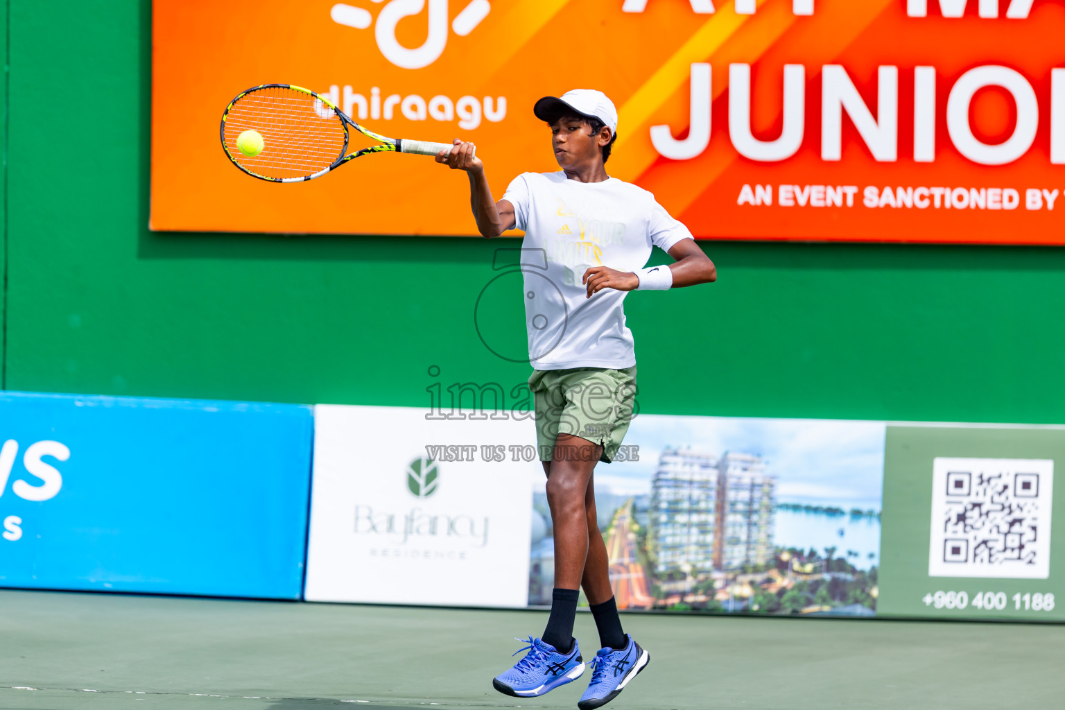 Day 5 of ATF Maldives Junior Open Tennis was held in Male' Tennis Court, Male', Maldives on Monday, 16th December 2024. Photos: Nausham Waheed/ images.mv