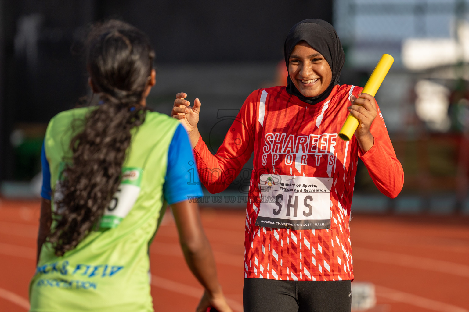 Day 3 of 33rd National Athletics Championship was held in Ekuveni Track at Male', Maldives on Saturday, 7th September 2024. Photos: Suaadh Abdul Sattar / images.mv