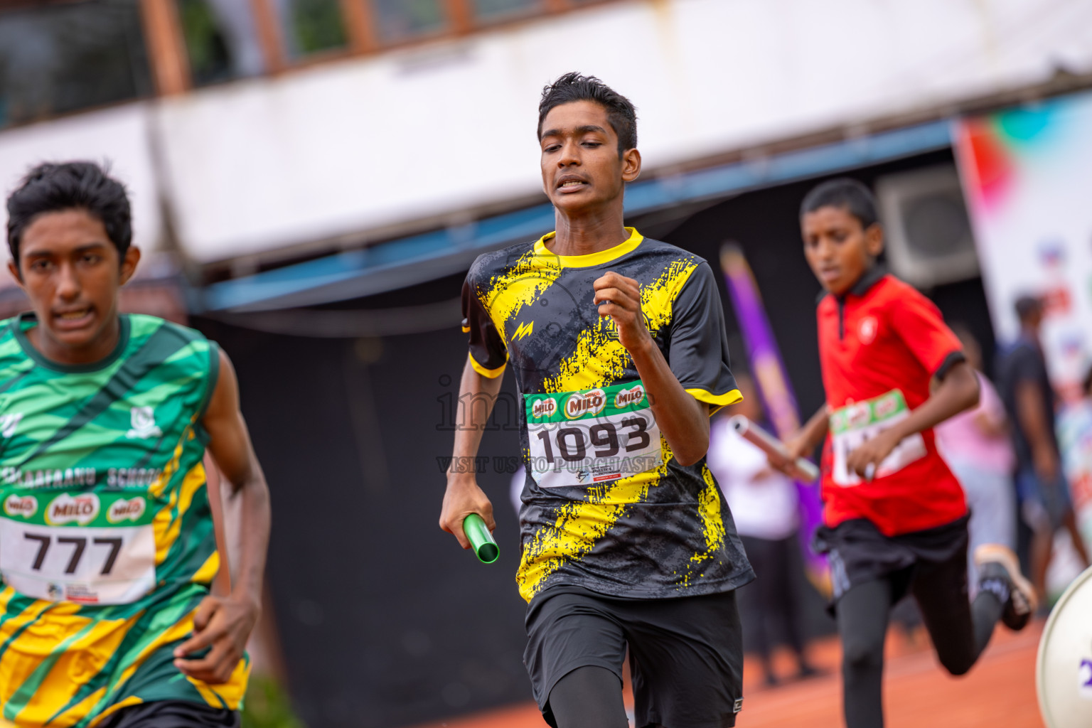 Day 6 of Inter-school Athletics Championship 2025 held in Ekuveni Synthetic Track, Male', Maldives on Sunday, 12th October 2025. Photos by: Ismail Thoriq / Images.mv