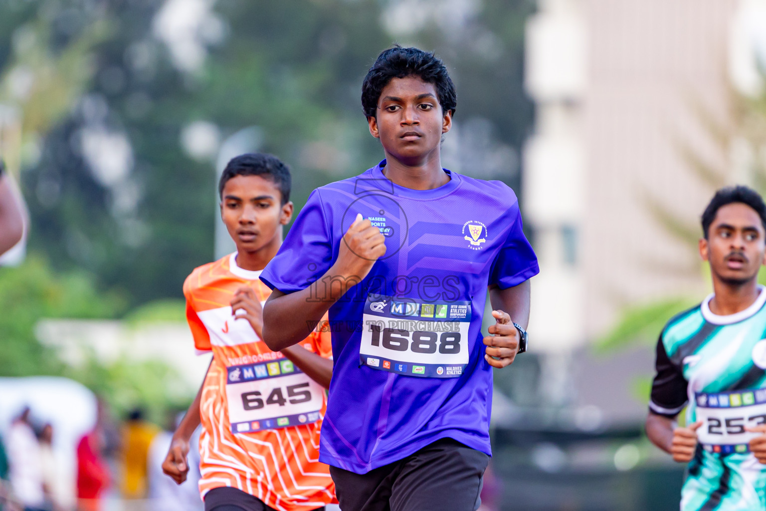 Day 3 of MWSC Interschool Athletics Championships 2024 held in Hulhumale Running Track, Hulhumale, Maldives on Monday, 11th November 2024. Photos by: Nausham Waheed / Images.mv