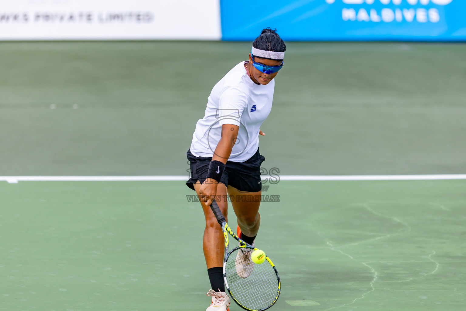 Day 7 of ATF Maldives Junior Open Tennis was held in Male' Tennis Court, Male', Maldives on Wednesday, 18th December 2024. Photos: Nausham Waheed/ images.mv