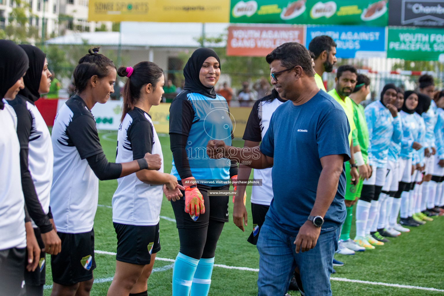 MPL vs DSC in Eighteen Thirty Women's Futsal Fiesta 2022 was held in Hulhumale', Maldives on Monday, 17th October 2022. Photos: Hassan Simah, Mohamed Mahfooz Moosa / images.mv