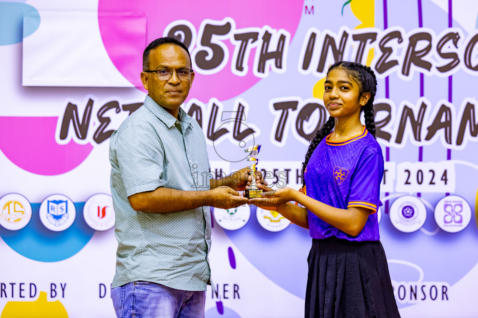 Day 7 of 25th Inter-School Netball Tournament was held in Social Center at Male', Maldives on Saturday, 17th August 2024. Photos: Nausham Waheed / images.mv