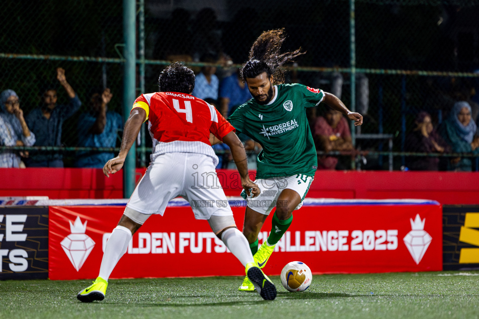 S Feydhoo VS S Maradhoofeydhoo in Day 7 of Golden Futsal Challenge 2025 was held on Saturday, 11th January 2025, in Hulhumale', Maldives Photos: Nausham Waheed / images.mv