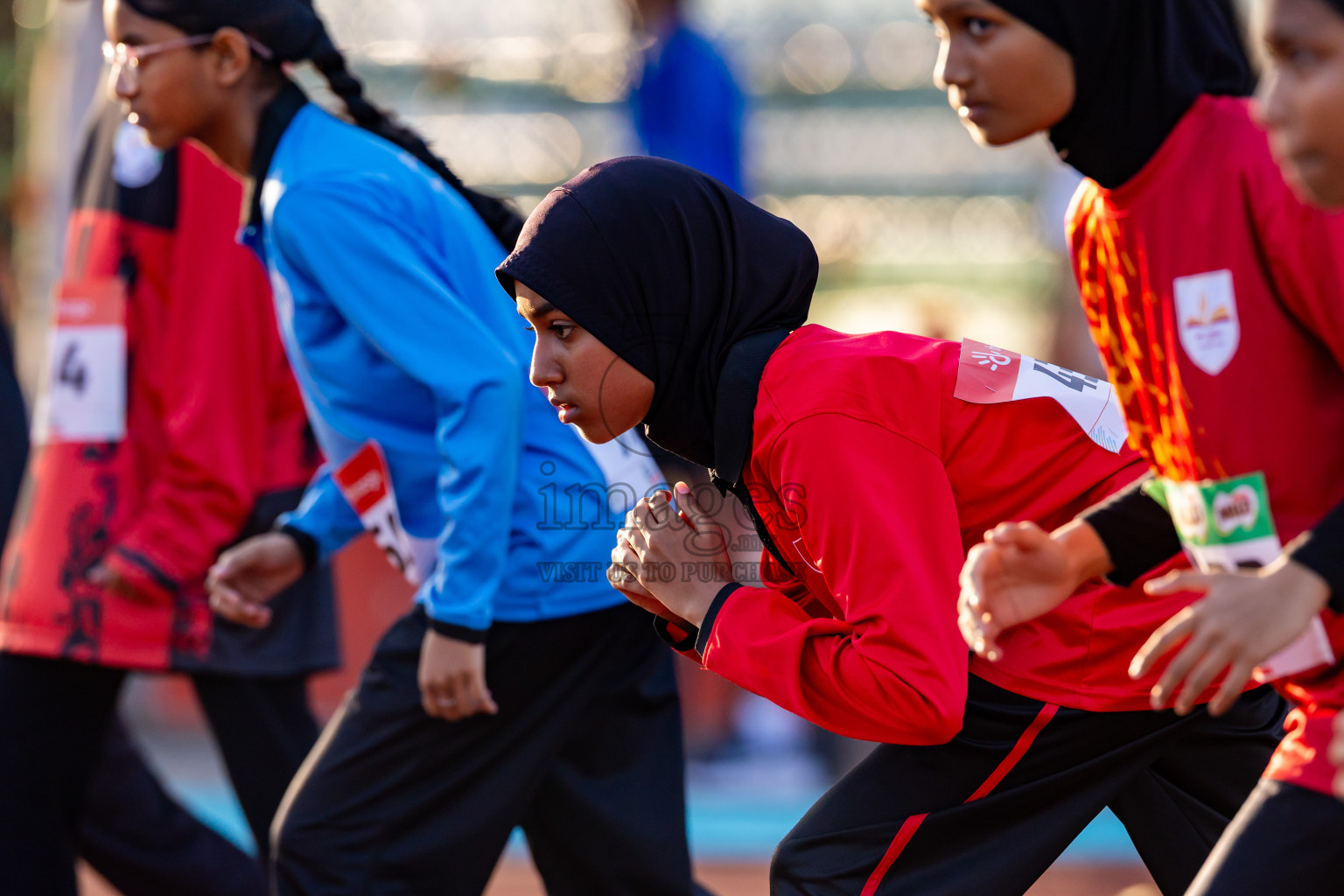 Day 2 of Inter-school Athletics Championship 2025 held in Ekuveni Synthetic Track, Male', Maldives on Tuesday, 07th October 2025. Photos by: Nausham Waheed / Images.mv