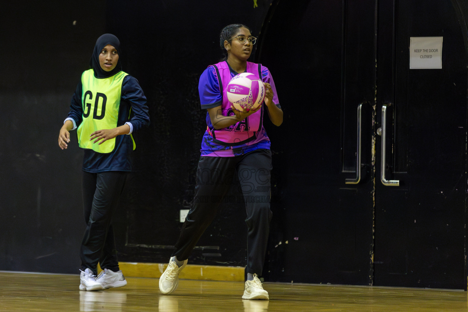 AIS  Netball academy vs N sports Academy in Day 3 of 3rd Netball Junior Championship, held at Social Center on Wednesday 22nd January 2025 . Photos: Shuu Abdul Sattar / images.mv