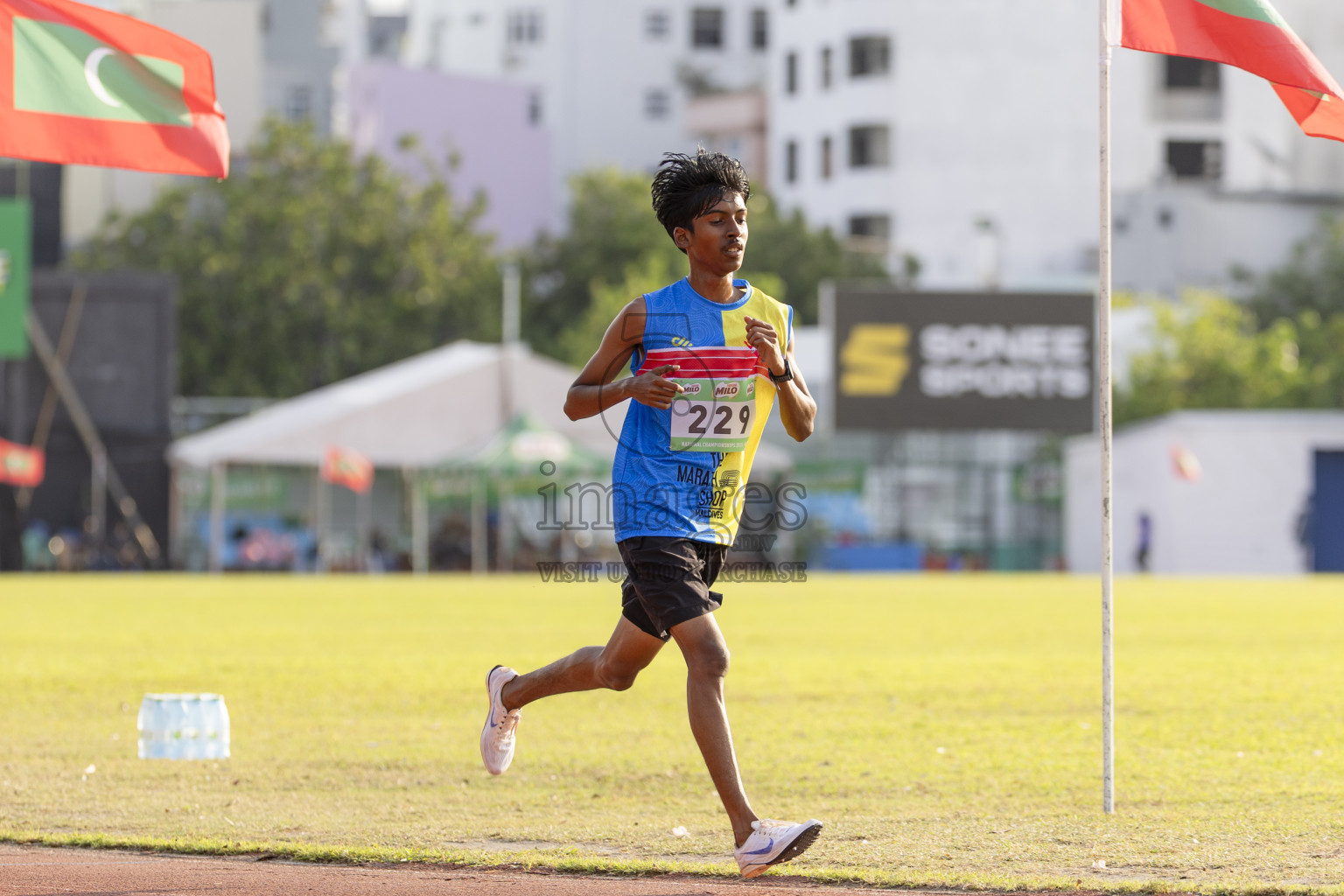 Day 1 of National Athletics Championship 2025 was held at Ekuveni Running Ground in Male', Maldives on Thursday, 14th August 2025. Photos: Hasni / images.mv