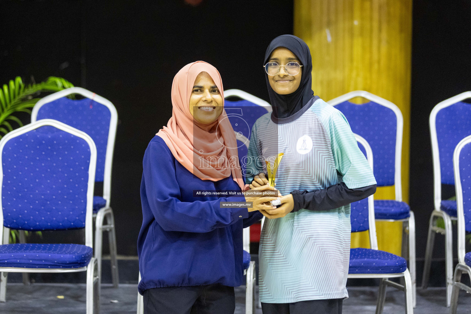 Day 9 of 24th Interschool Netball Tournament 2023 was held in Social Center, Male', Maldives on 4th November 2023. Photos: Nausham Waheed / images.mv