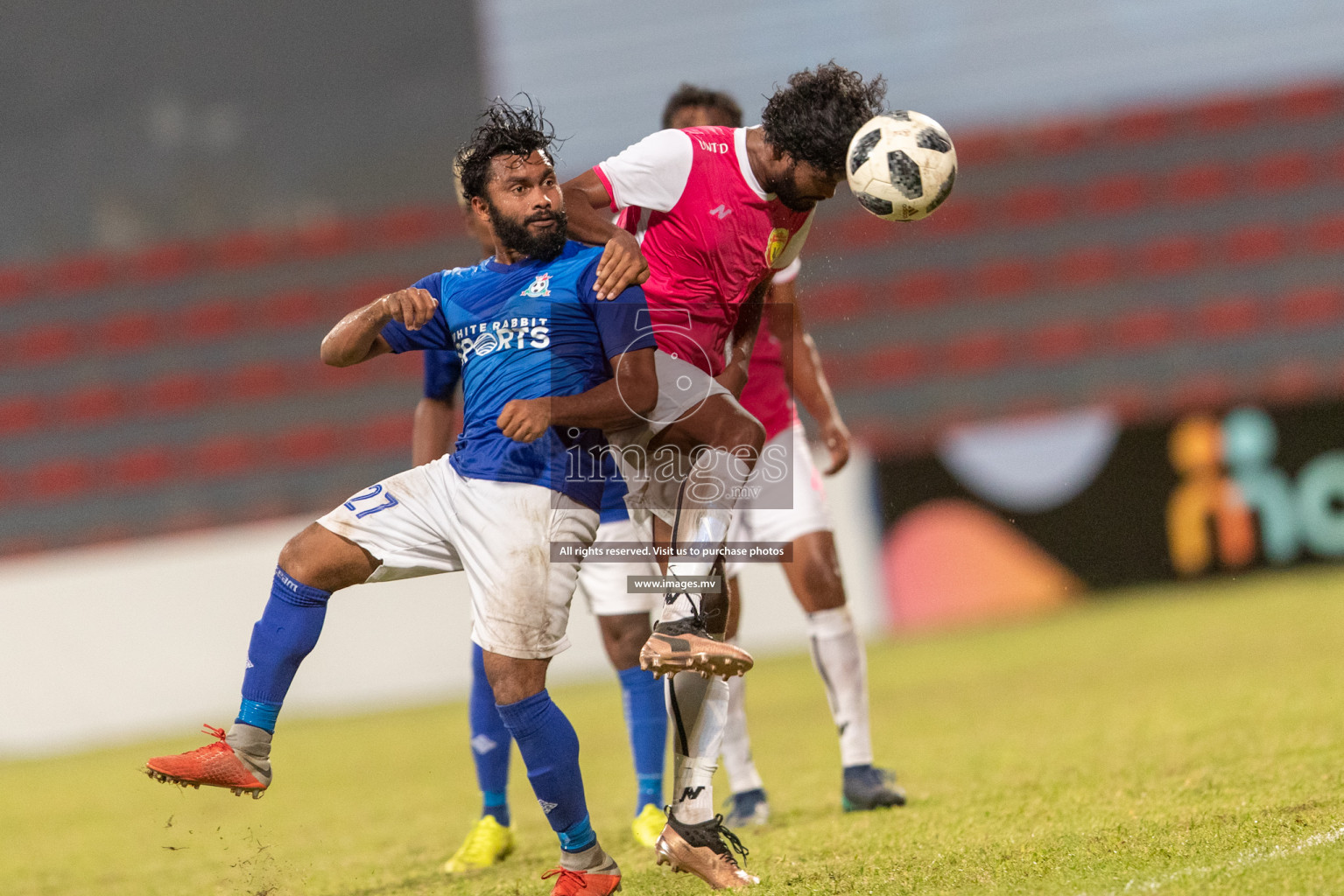 Nilandhoo FC vs United Victory in Dhiraagu Dhivehi Premier League 2019 held in Male', Maldives on 5th July 2019 Photos: Suadh Abdul Sattar/images.mv