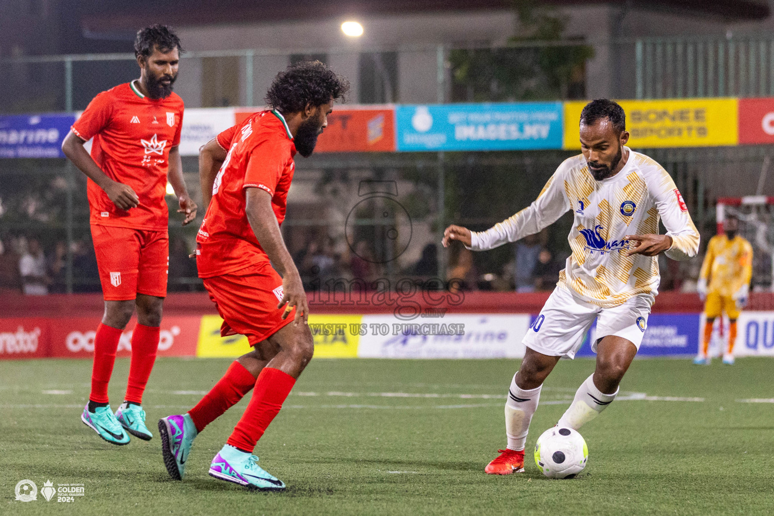 HA Kelaa vs HA Baarah in Day 1 of Golden Futsal Challenge 2024 was held on Monday, 15th January 2024, in Hulhumale', Maldives Photos: Ismail Thoriq / images.mv