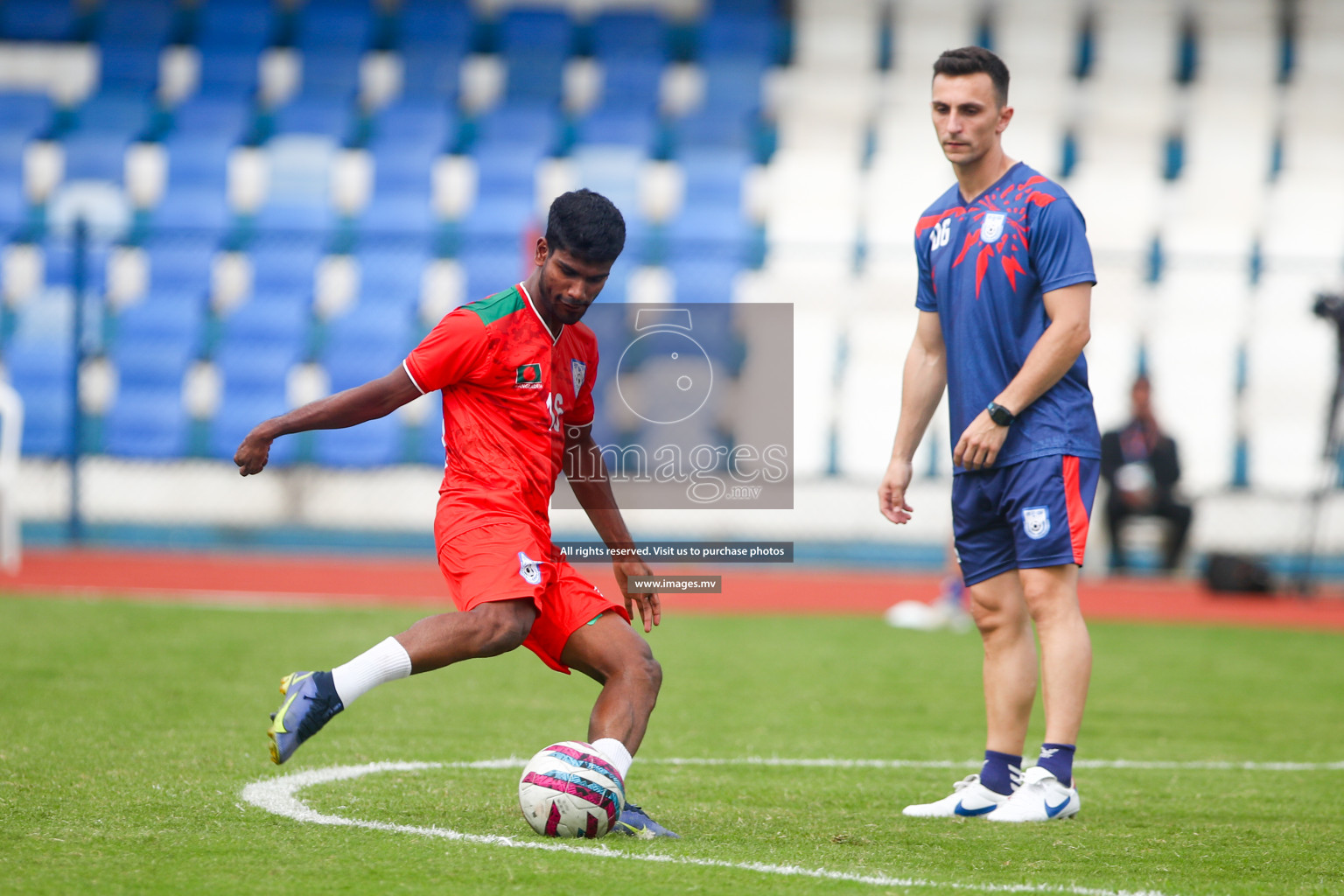 Bangladesh vs Maldives in SAFF Championship 2023 held in Sree Kanteerava Stadium, Bengaluru, India, on Saturday, 25th June 2023. Photos: Nausham Waheed, Hassan Simah / images.mv