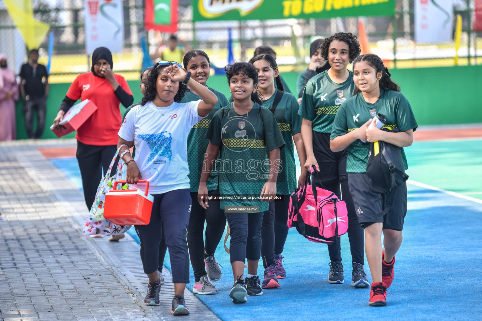 Day 7 of Junior Netball Championship 2022 on 11th March 2022 held in Male', Maldives. Photos by Nausham Waheed