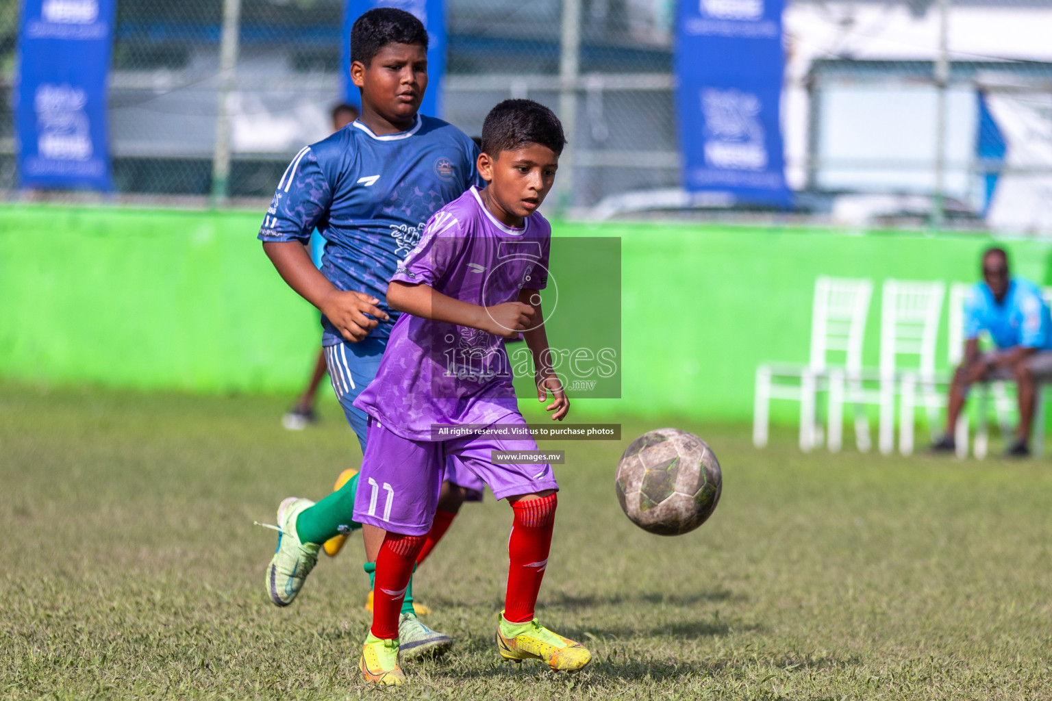 Day 2 of Nestle kids football fiesta, held in Henveyru Football Stadium, Male', Maldives on Thursday, 12th October 2023 Photos: Ismail Thoriq / Images.mv