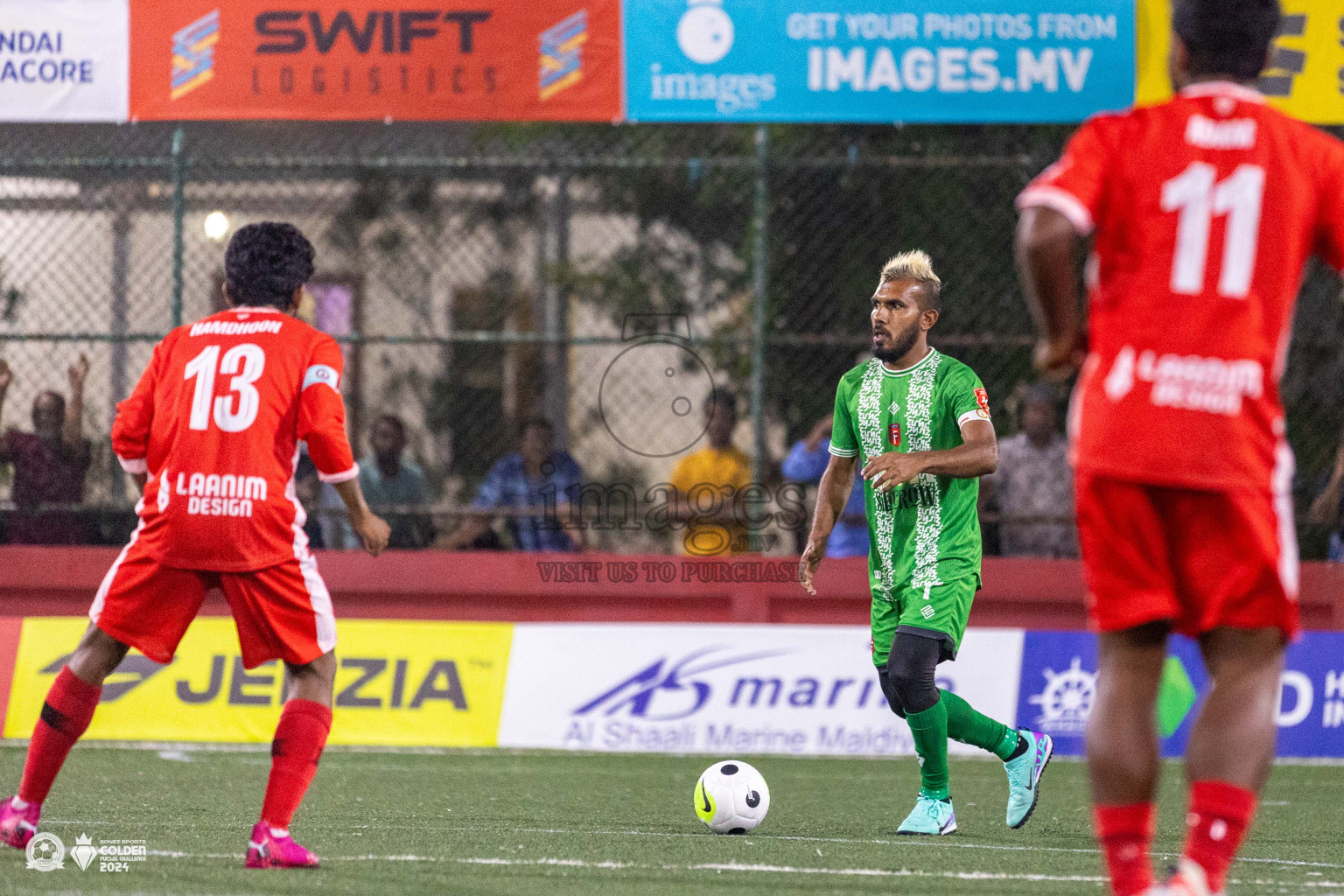 HA Maarandhoo vs HA Filladhoo in Day 1 of Golden Futsal Challenge 2024 was held on Monday, 15th January 2024, in Hulhumale', Maldives Photos: Ismail Thoriq / images.mv