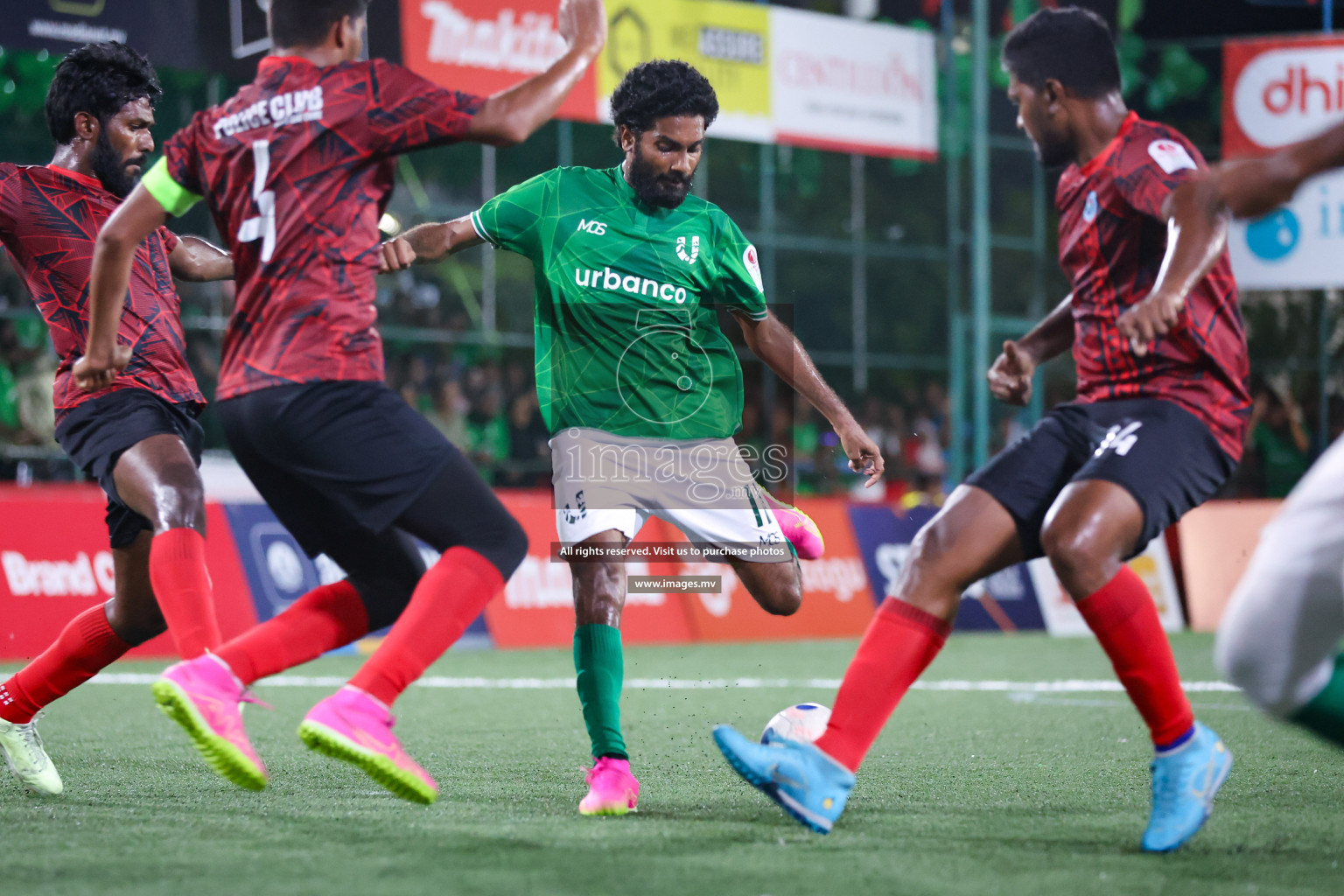 Club URBANCO vs Police Club in Club Maldives Cup 2023 held in Hulhumale, Maldives, on Friday, 28th July 2023 Photos: Nausham Waheed/ images.mv