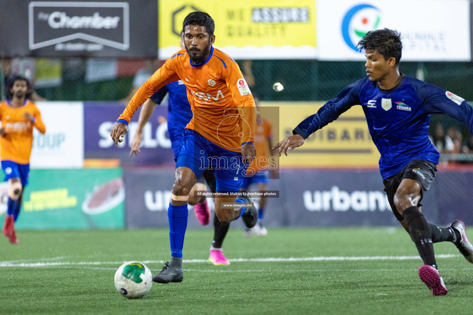 Team Fenaka vs Team FSM in Quarter Final of Club Maldives Cup 2023 held in Hulhumale, Maldives, on Sunday, 13th August 2023 Photos: Nausham Waheed, Ismail Thoriq / images.mv