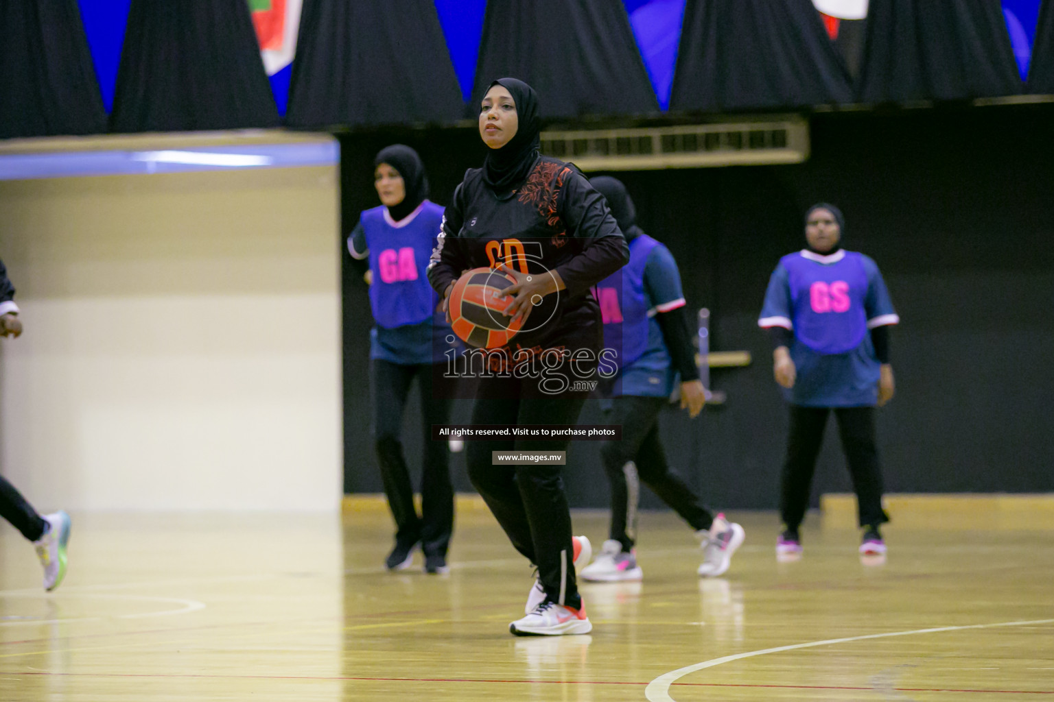 Xenith Sports Club vs Club Matrix in the Milo National Netball Tournament 2022 on 18 July 2022, held in Social Center, Male', Maldives. Photographer: Ahmed Dhaadh / Images.mv