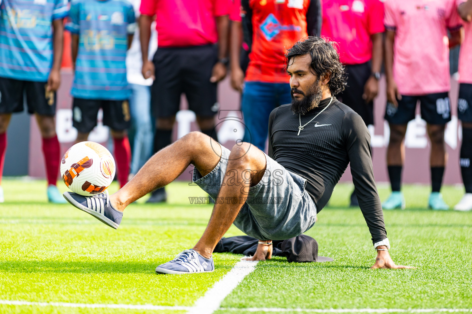 Spartans vs BG New Generation in Day 1 of BG Futsal Challenge 2024 was held on Thursday, 12th March 2024, in Male', Maldives Photos: Nausham Waheed / images.mv