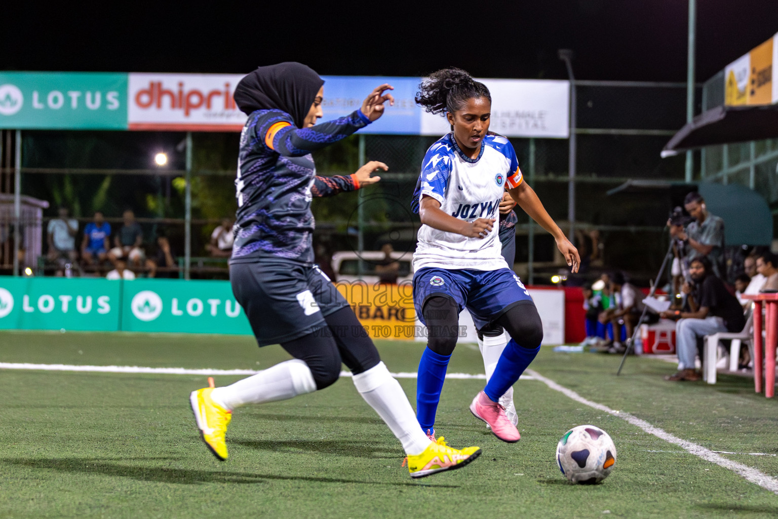 POLICE CLUB vs TEAM DHARUMAVANTHA in Eighteen Thirty 2024 held in Rehendi Futsal Ground, Hulhumale', Maldives on Monday, 9th September 2024. Photos: Mohamed Mahfooz Moosa / images.mv