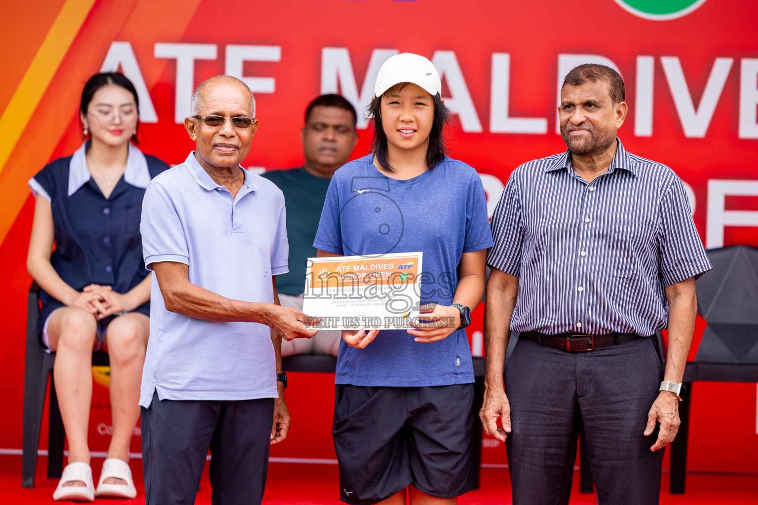 Finals of ATF Maldives Junior Open Tennis was held in Male' Tennis Court, Male', Maldives on Saturday, 21st December 2024. Photos: Nausham Waheed/ images.mv