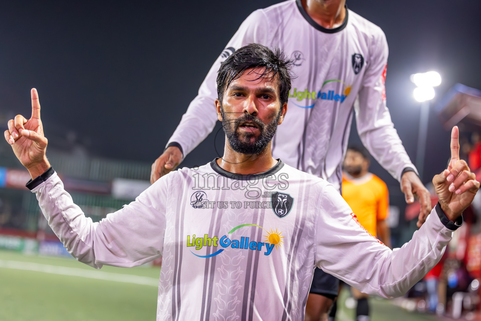N Holhudhoo vs N Miladhoo in Noonu Atoll Final in Day 24 of Golden Futsal Challenge 2025 was held on Tuesday , 28th January 2025, in Hulhumale', Maldives. Photos: Ismail Thoriq / images.mv