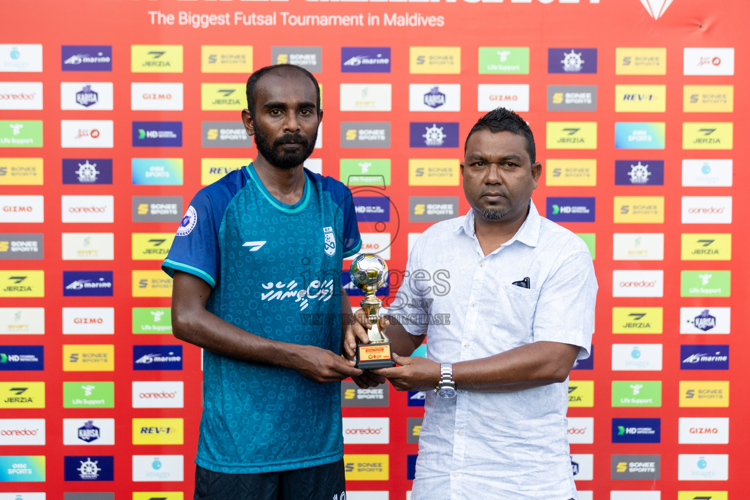 F Bilehdhoo vs F Magoodhoo in Day 20 of Golden Futsal Challenge 2024 was held on Saturday , 3rd February 2024 in Hulhumale', Maldives Photos: Nausham Waheed / images.mv