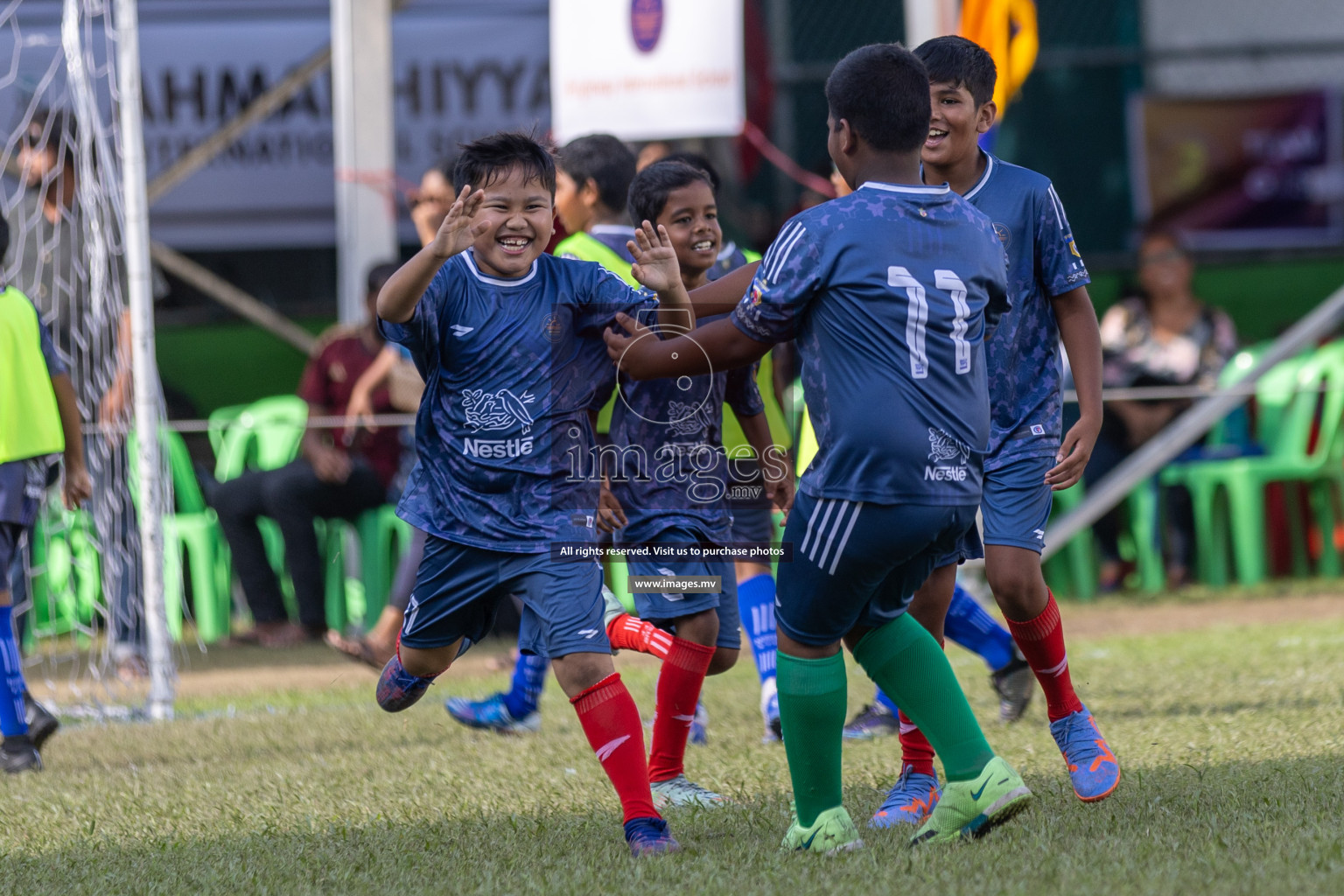 Day 3 of Nestle Kids Football Fiesta, held in Henveyru Football Stadium, Male', Maldives on Friday, 13th October 2023
Photos: Hassan Simah, Ismail Thoriq / images.mv