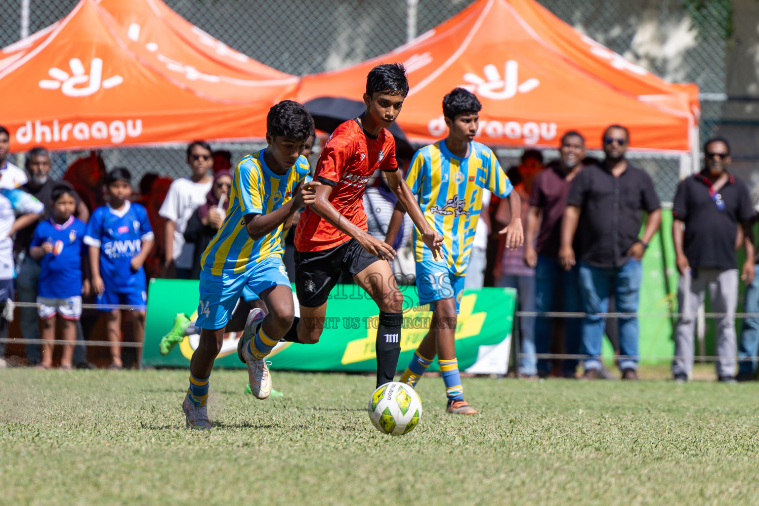 Day 3 of MILO Academy Championship 2024 (U-14) was held in Henveyru Stadium, Male', Maldives on Saturday, 2nd November 2024.
Photos: Hassan Simah / Images.mv