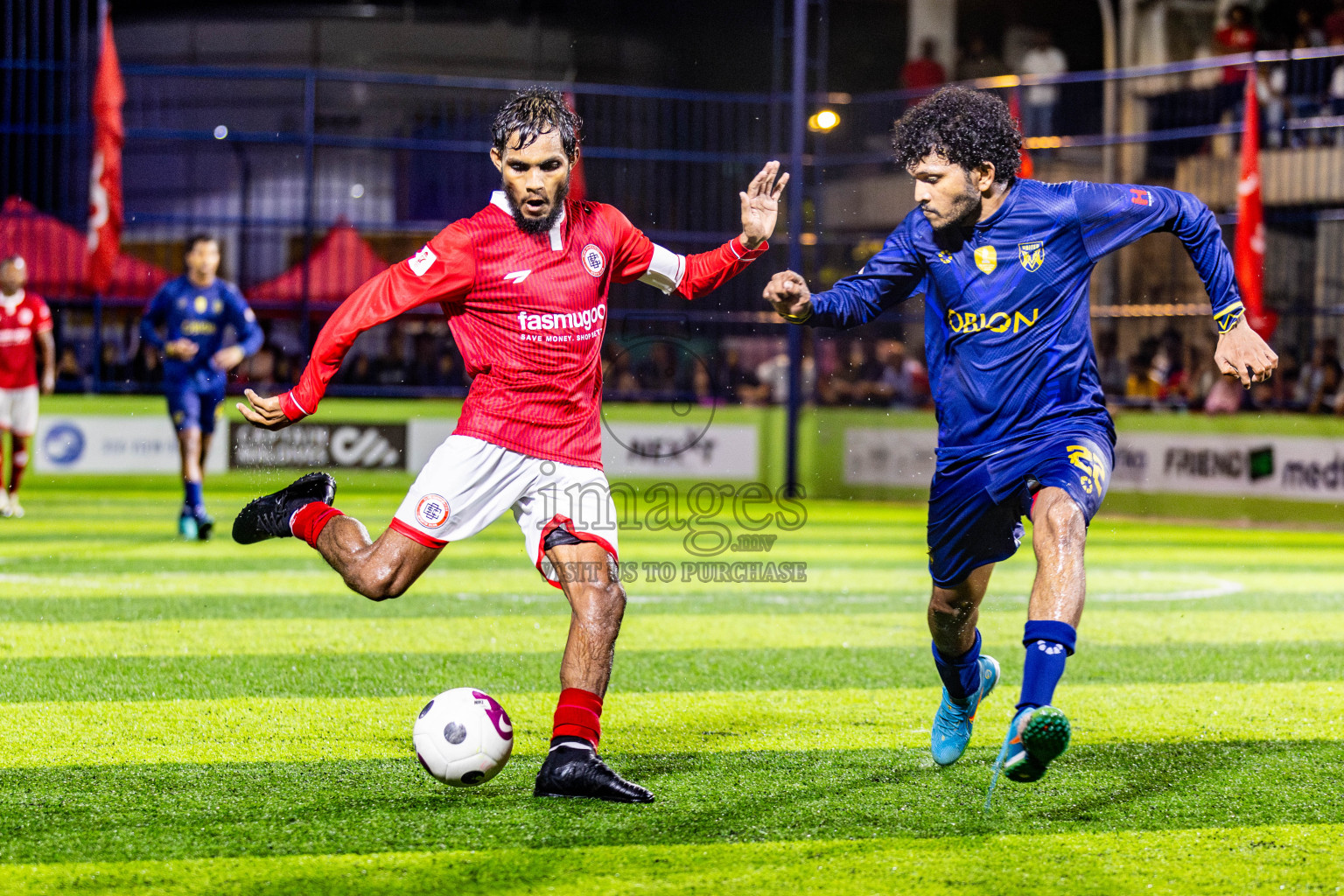 United V vs CC Sports Club in Semi Final of Eydhafushi Futsal Cup 2024 was held on Monday , 15th April 2024, in B Eydhafushi, Maldives Photos: Nausham Waheed / images.mv