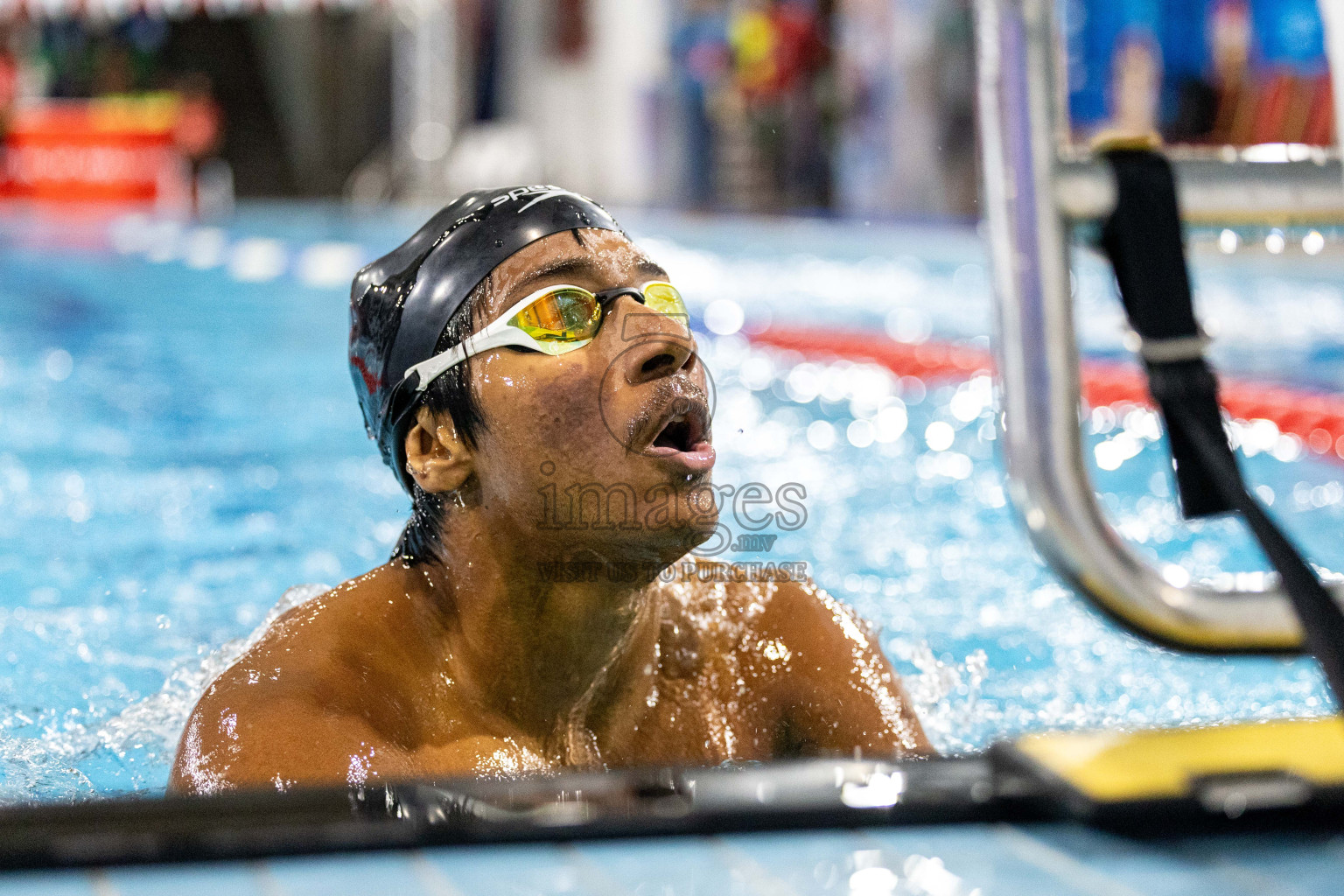 Day 7 of National Swimming Competition 2024 held in Hulhumale', Maldives on Thursday, 19th December 2024.
Photos: Ismail Thoriq / images.mv