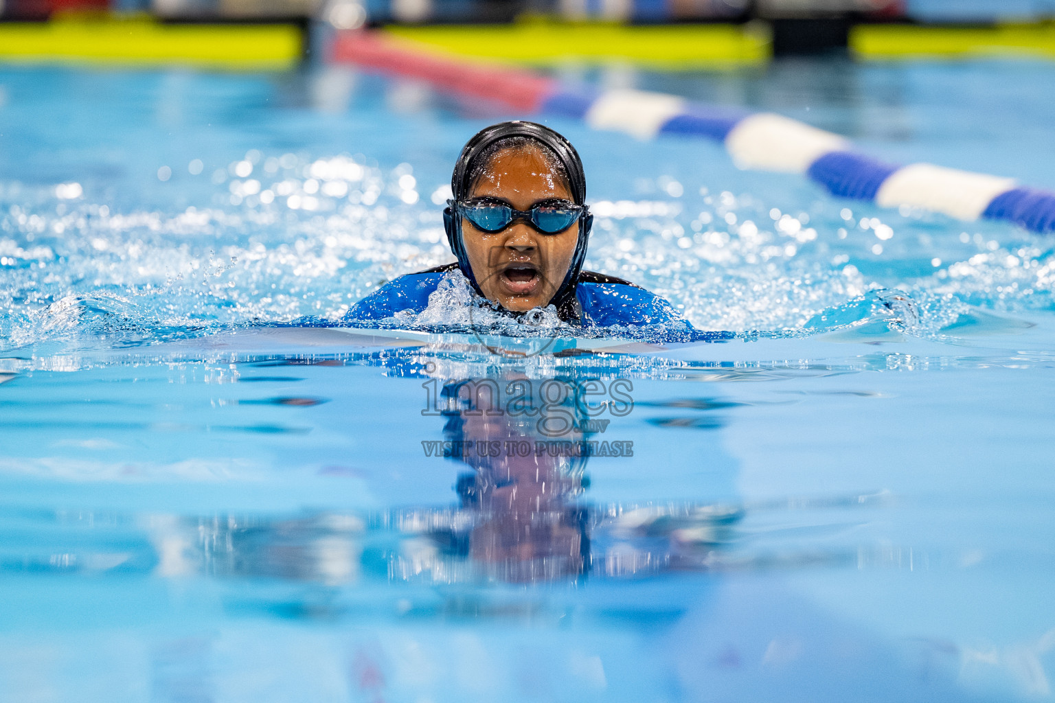 Day 5 of BML 21st Interschool Swimming Competition 2025 was held in Hulhumale' Swimming Pool, Hulhumale', Maldives on Wednesday, 15th October 2025. 
Photos: Hassan Simah / images.mv
