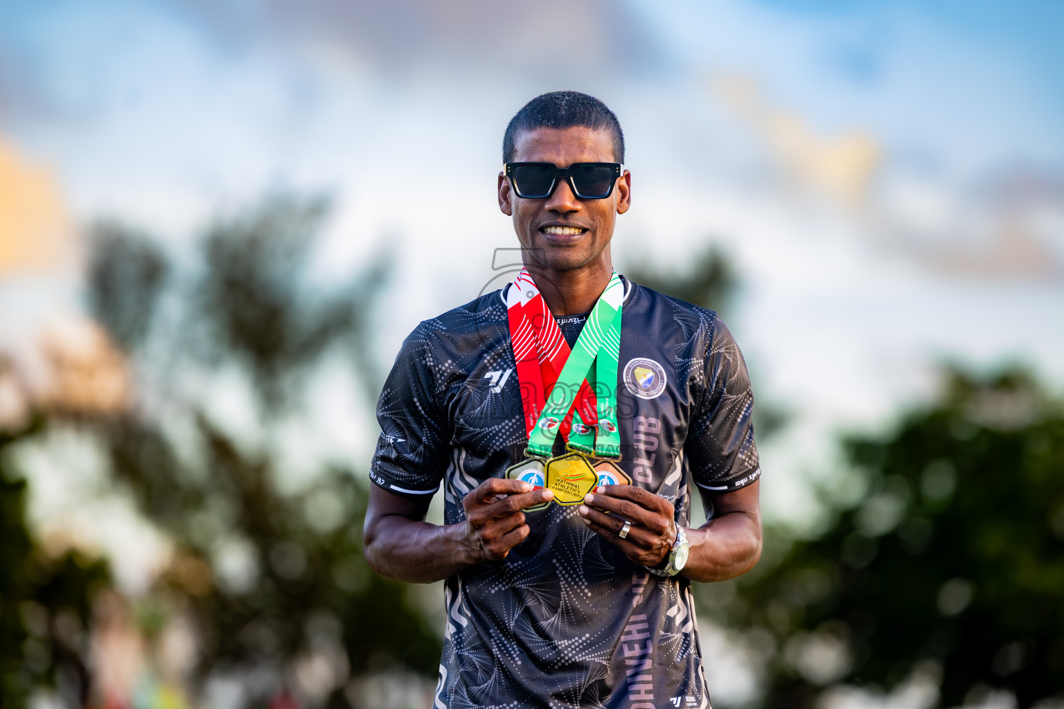 Day 3 of National Athletics Championship 2025 was held at Ekuveni Running Ground in Male', Maldives on Saturday, 16th August 2025. Photos: Nausham Waheed / images.mv