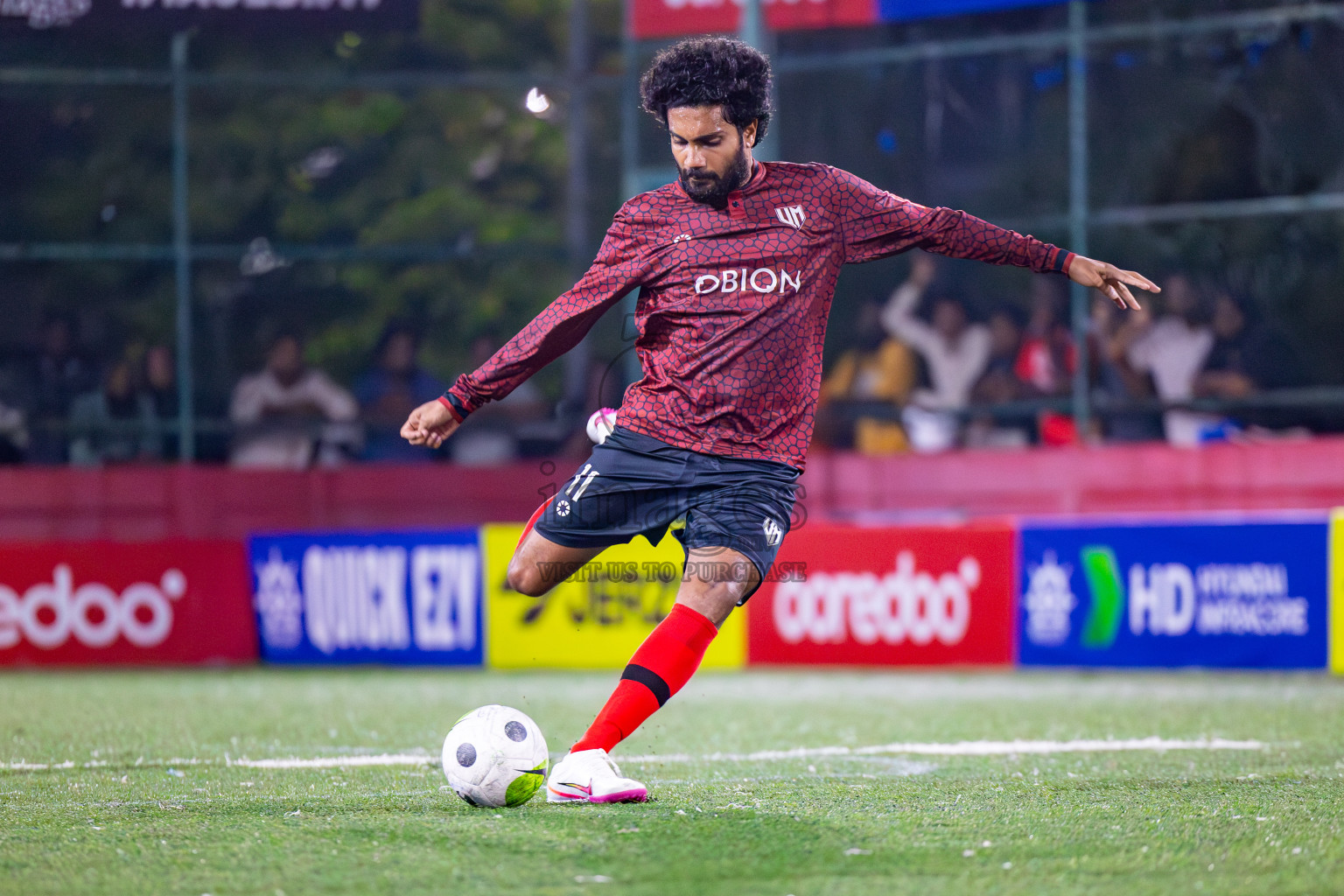 Vilimale vs Hulhumale on Day 34 of Golden Futsal Challenge 2024 was held on Monday, 19th February 2024, in Hulhumale', Maldives
Photos: Mohamed Mahfooz Moosa / images.mv