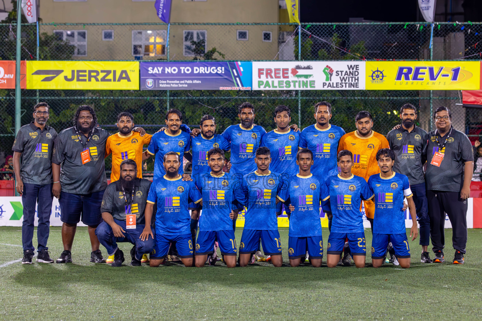 V Keyodhoo vs ADh Maamigili in Day 32 of Golden Futsal Challenge 2024, held on Saturday, 17th February 2024 in Hulhumale', Maldives 
Photos: Ismail Thoriq / images.mv