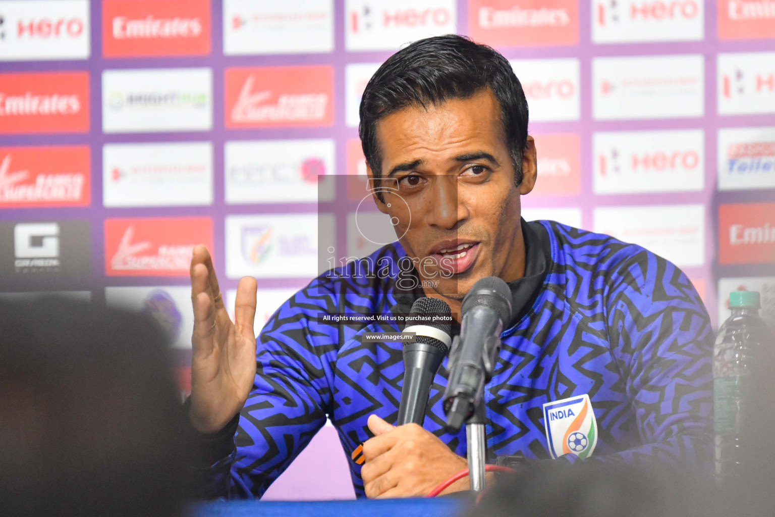 Lebanon vs India in the Semi-final of SAFF Championship 2023 held in Sree Kanteerava Stadium, Bengaluru, India, on Saturday, 1st July 2023. Photos: Nausham Waheed / images.mv