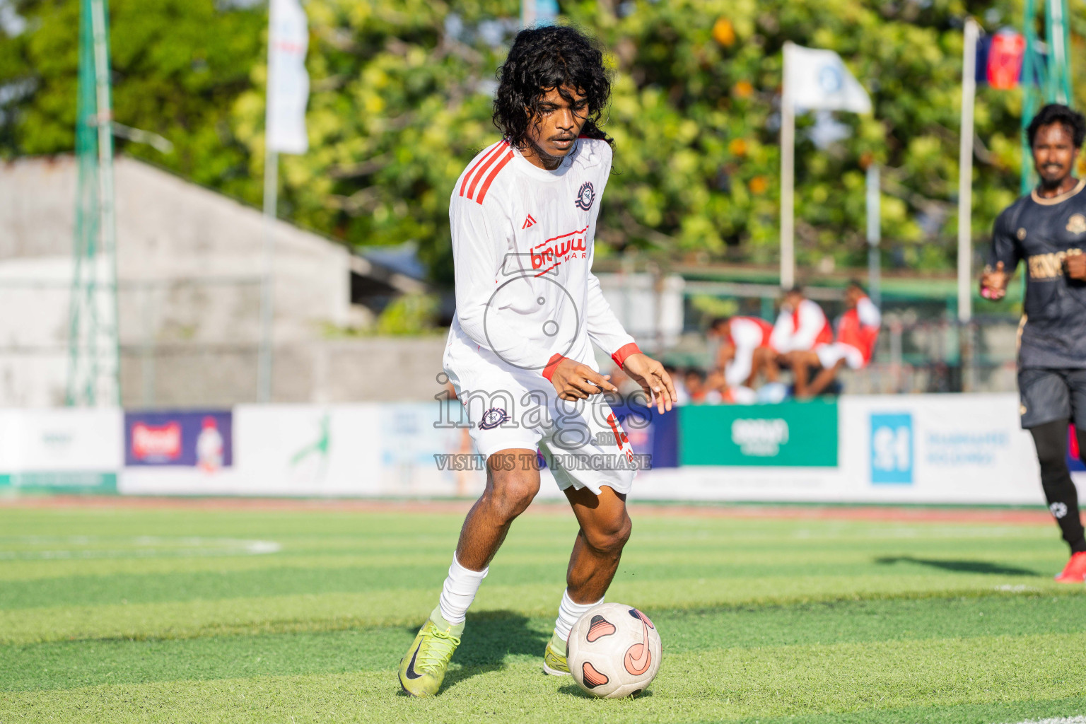 Outreef SC VS Lecrose SC in Day 3 - Fonadhoo Youth Futsal Challenge 2025 held in Fonadhoo Futsal Stadium, L. Fonadhoo, Maldives on Tuesday, 28th October 2025 Photos: Arif Rasheed / images.mv