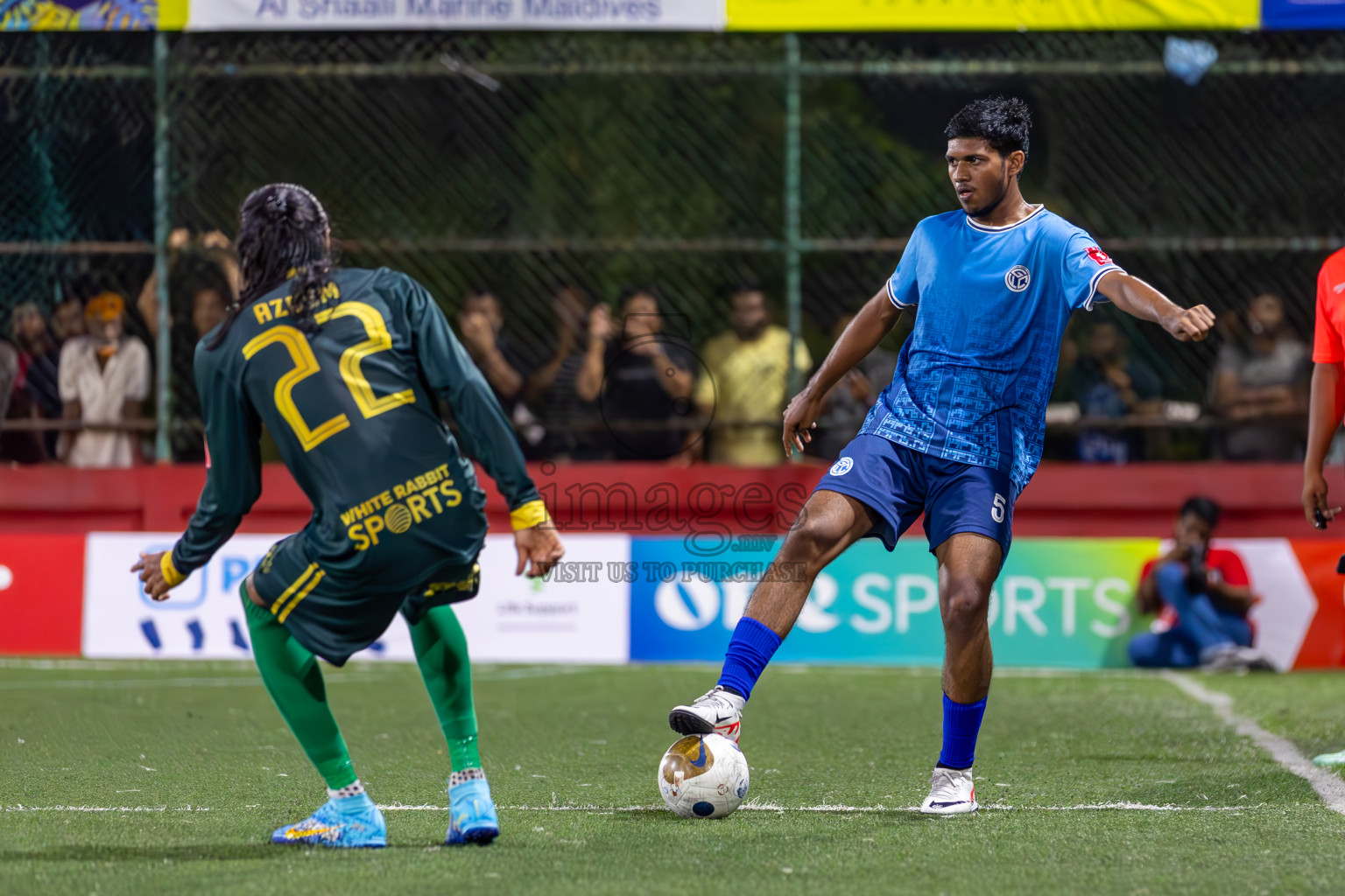 Dhandimagu vs GA Gemanafushi on Day 37 of Golden Futsal Challenge 2024 was held on Thursday, 22nd February 2024, in Hulhumale', Maldives
Photos: Ismail Thoriq / images.mv