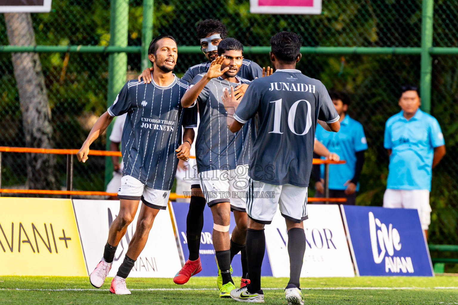 Anantara vs Finolhu in Day 3 of Resort League 2025 (Baa Zone) was held on Saturday, 12th July 2025 in Avani+ Fares Maldives Resort, Baa Atoll, Maldives. Photos: Nausham Waheed / images.mv