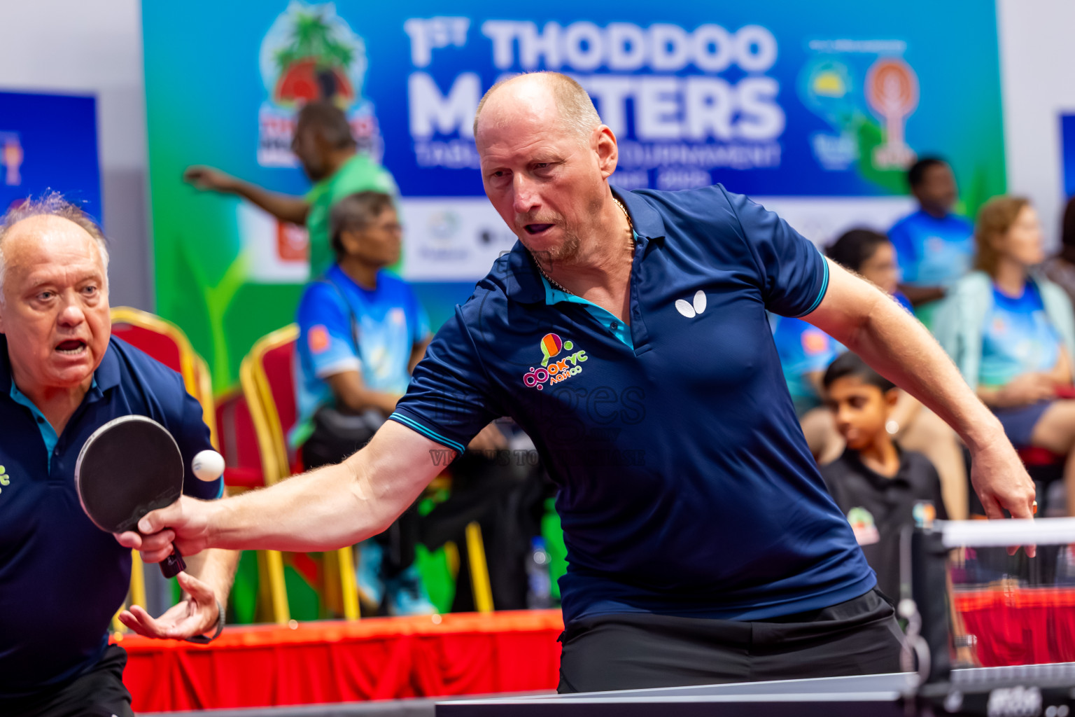 Day 3 of 1st Thoddoo Masters Table Tennis Tournament was held on Saturday, 23rd August 2025 in AA Thoddoo, Maldives. Photos: Nausham Waheed / images.mv