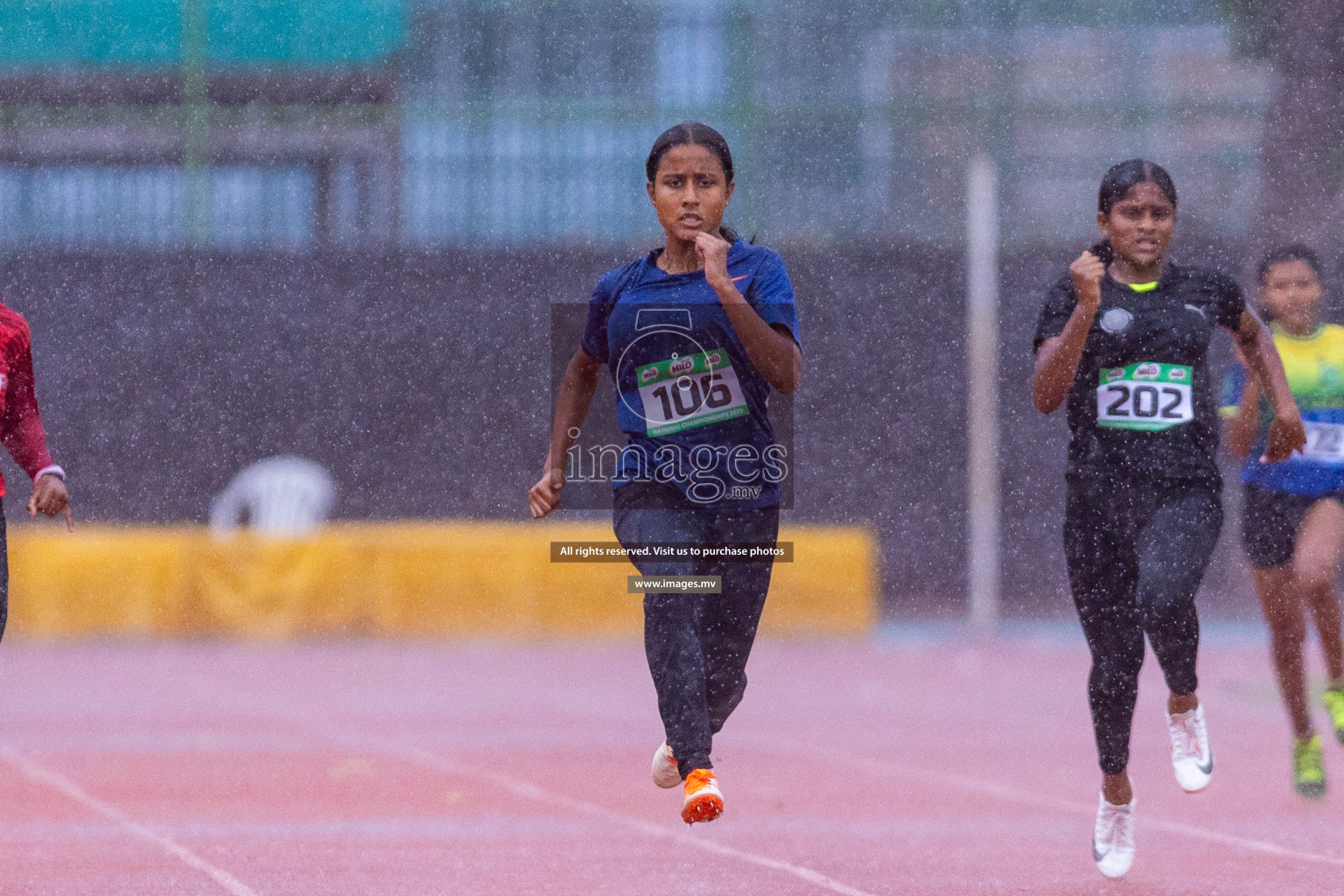 Day 2 of National Athletics Championship 2023 was held in Ekuveni Track at Male', Maldives on Friday, 24th November 2023. Photos: Nausham Waheed / images.mv