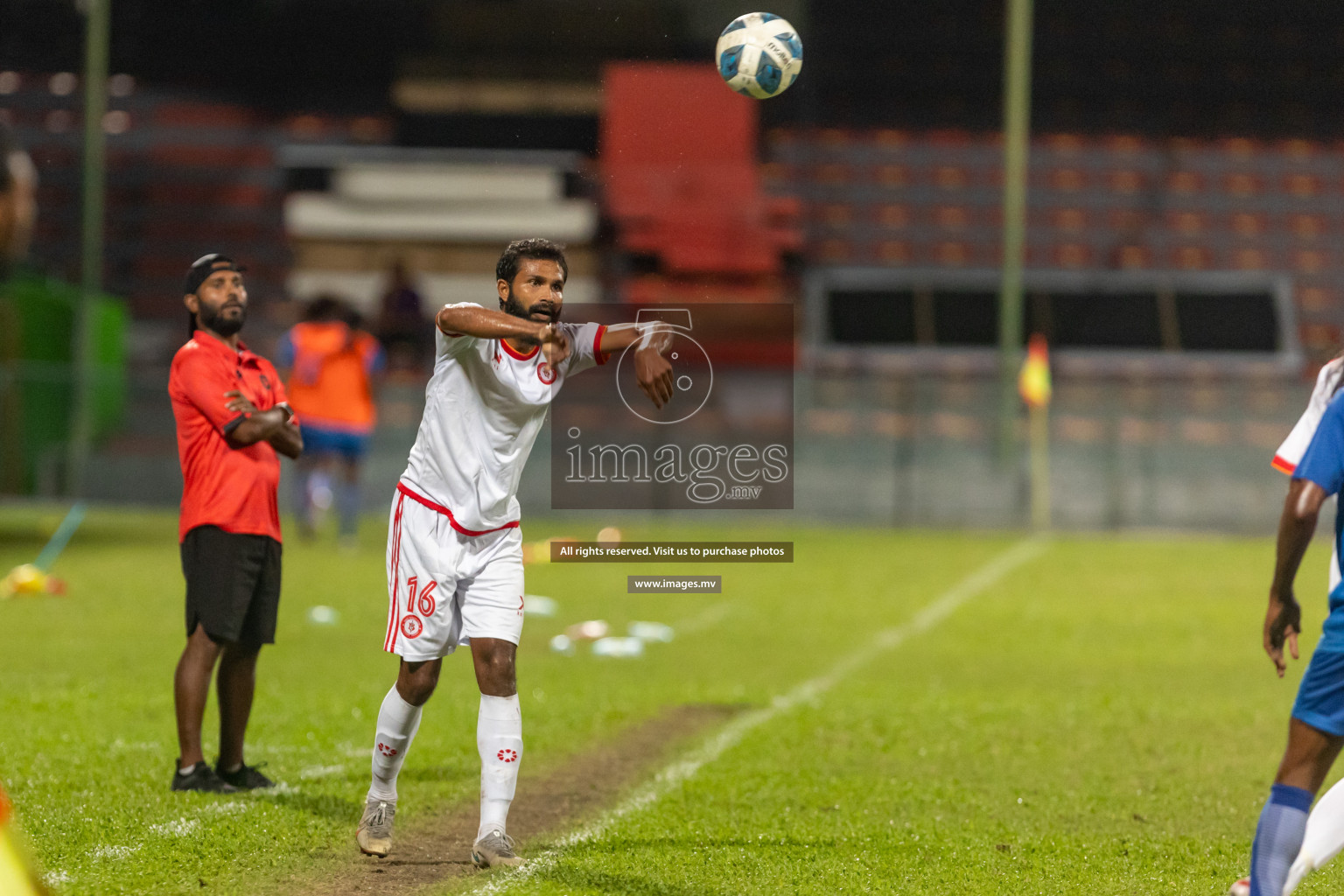 Kuda Henveiru United vs Buru Sports Club in 2nd Division 2022 on 14th July 2022, held in National Football Stadium, Male', Maldives Photos: Hassan Simah / Images.mv