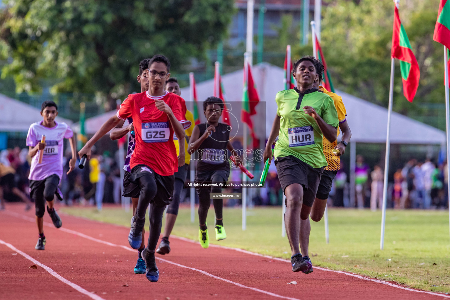 Day 3 of Inter-School Athletics Championship held in Male', Maldives on 25th May 2022. Photos by: Nausham Waheed / images.mv