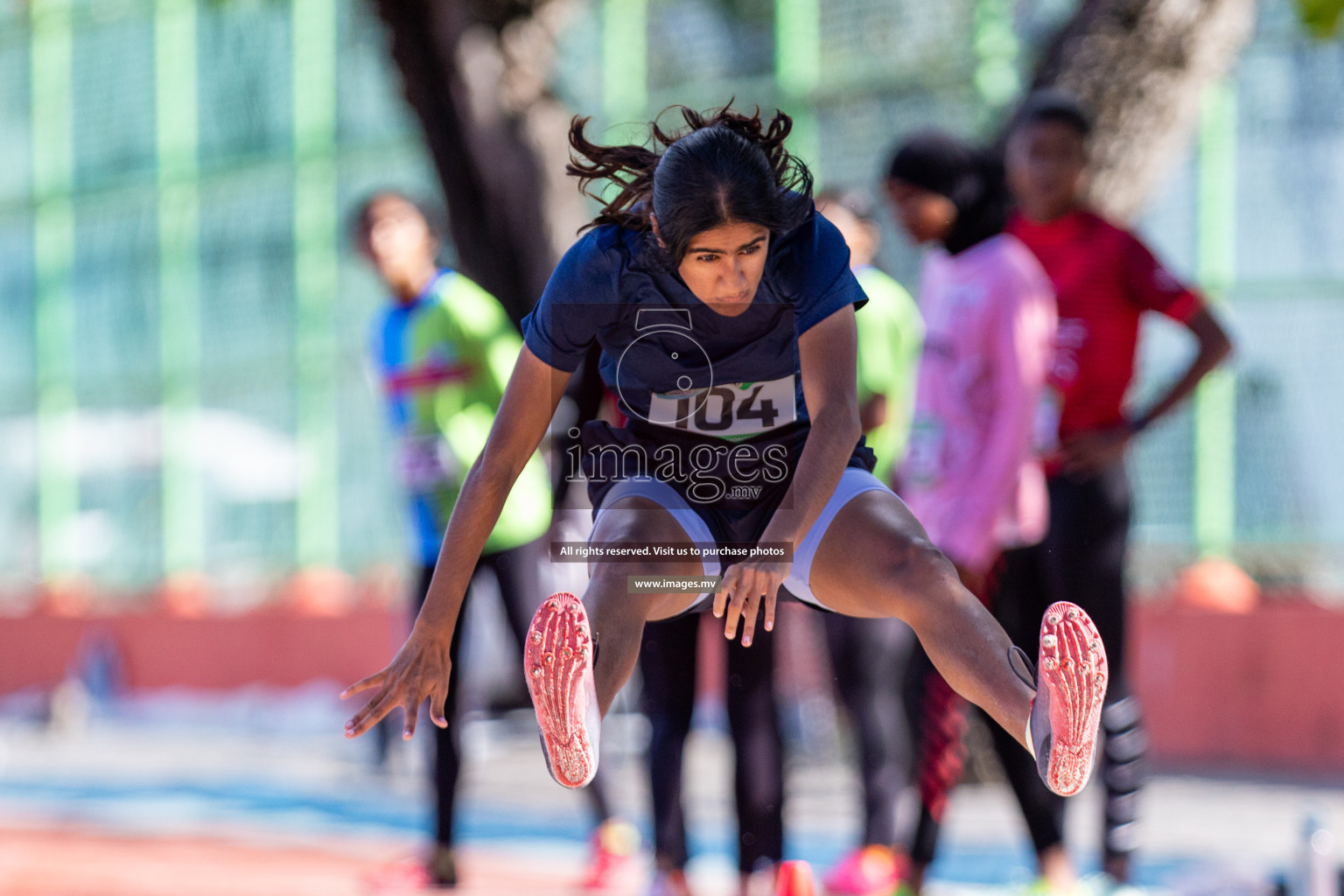 Day 2 of National Athletics Championship 2023 was held in Ekuveni Track at Male', Maldives on Saturday, 25th November 2023. Photos: Nausham Waheed / images.mv