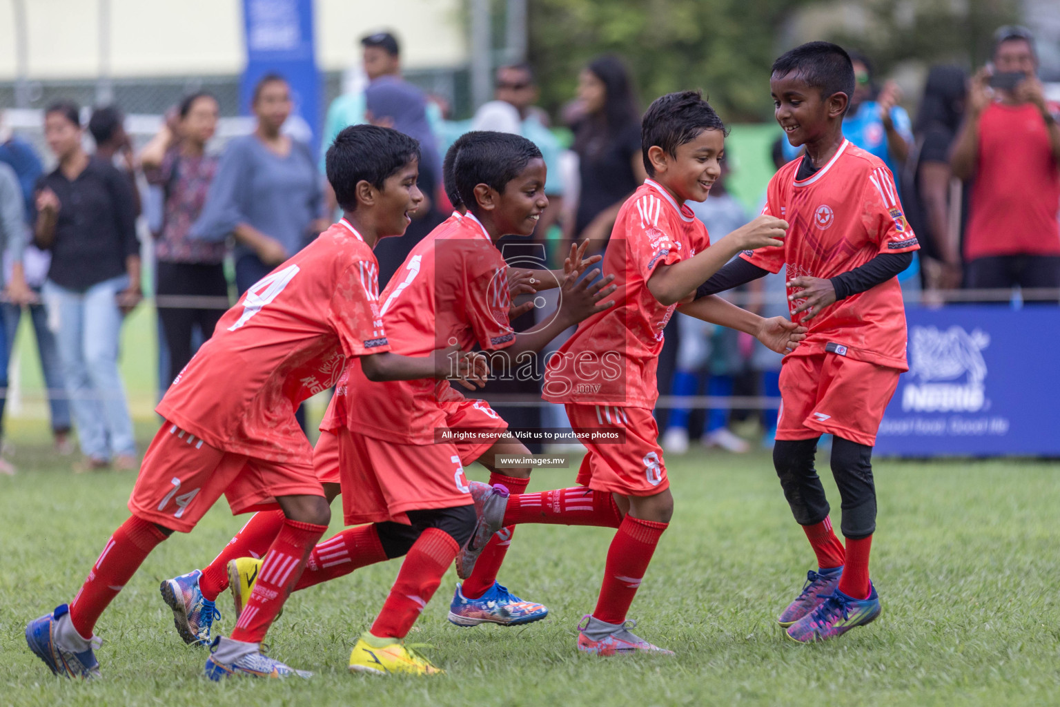 Day 1 of Nestle kids football fiesta, held in Henveyru Football Stadium, Male', Maldives on Wednesday, 11th October 2023 Photos: Shut Abdul Sattar/ Images.mv