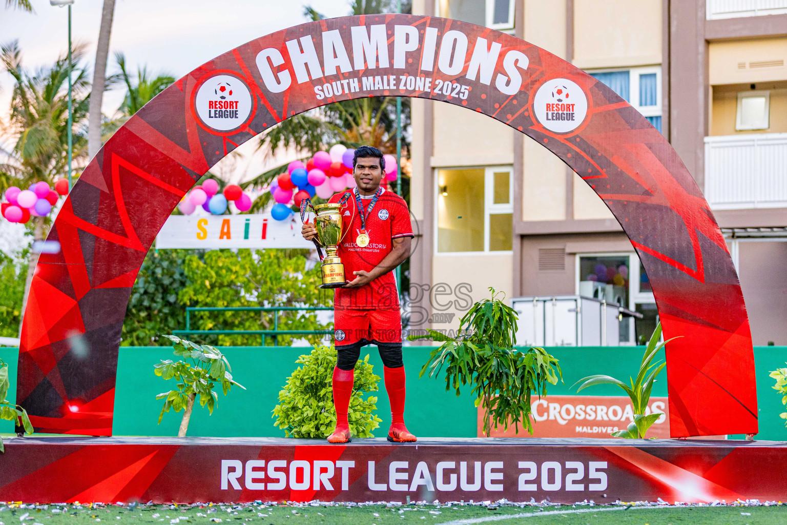 Waldorf Astoria vs SAII Lagoon in Finals of Resort League 2025 (South Male Zone) was held on Sunday, 19th October 2025 in Crossroads's Maldives, Photos: Areef Adam / images.mv